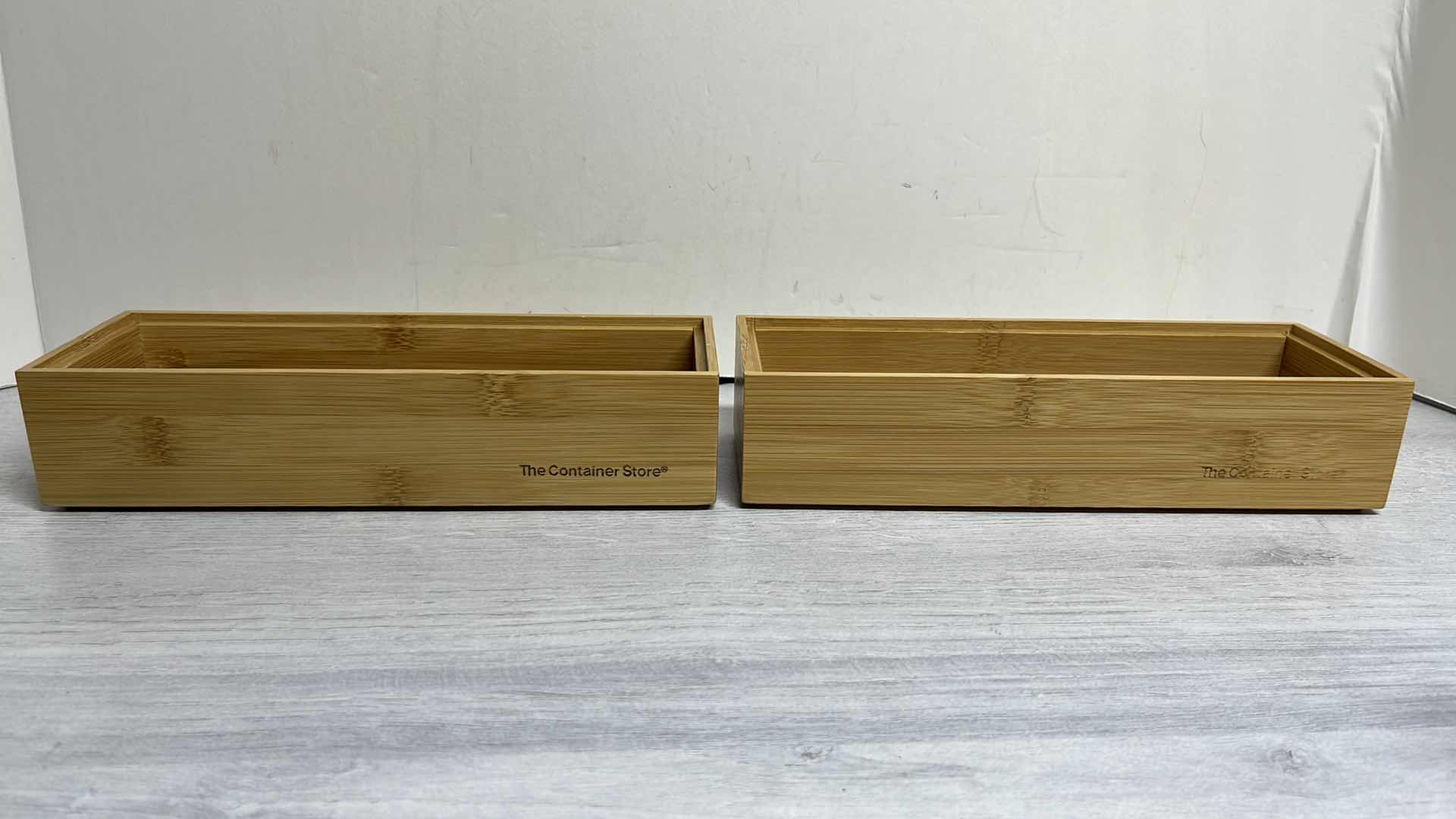Photo 5 of THE CONTAINER STORE STACKABLE BAMBOO DRAWER ORGANIZERS (6 PCS)