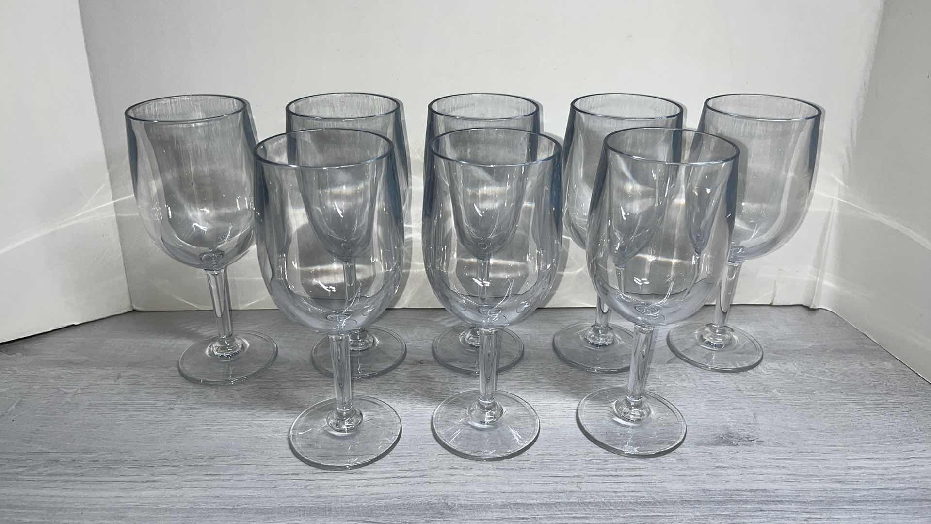Photo 2 of ACRYLIC WINE GLASSES (8)