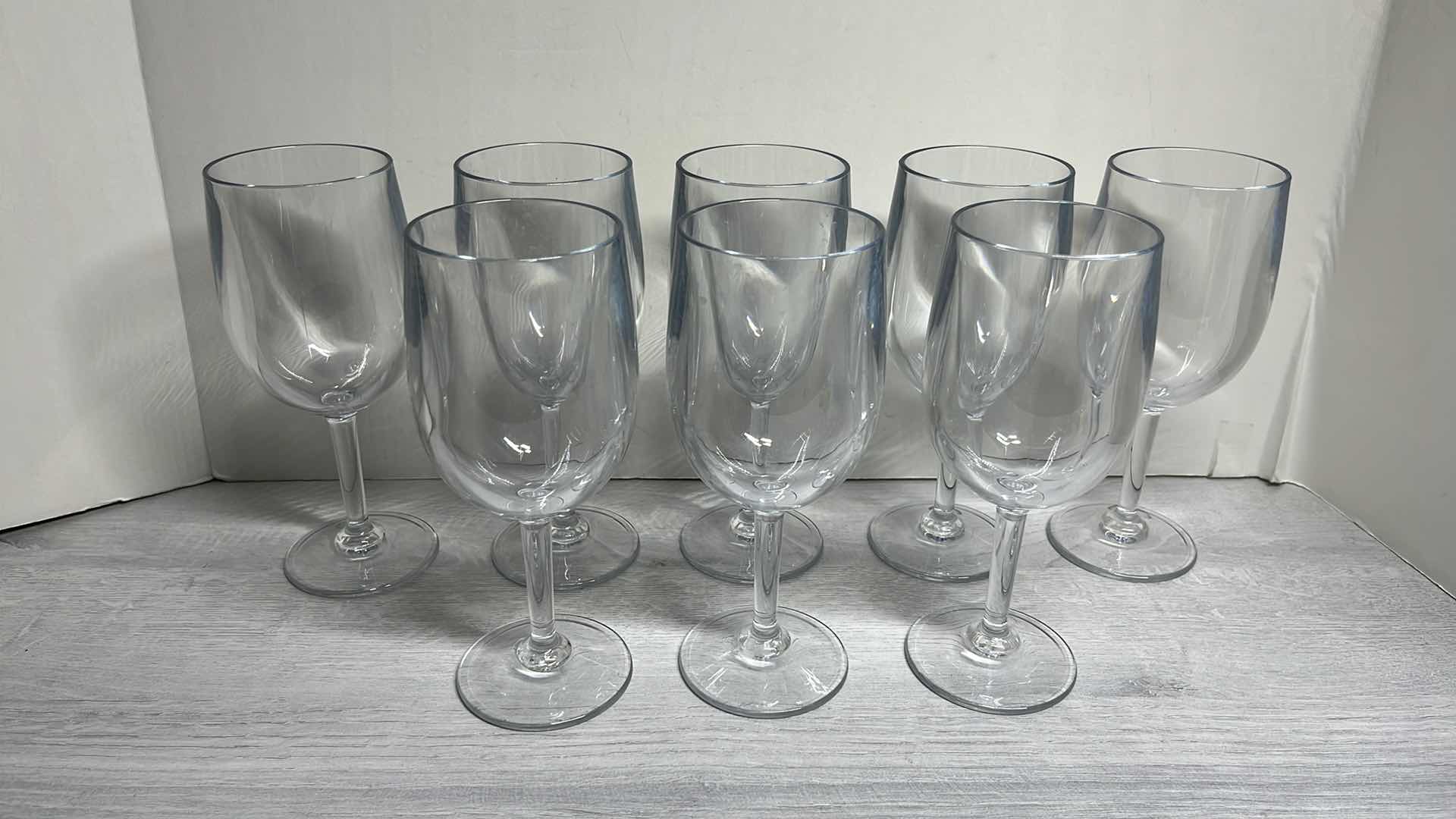 Photo 1 of ACRYLIC WINE GLASSES (8)