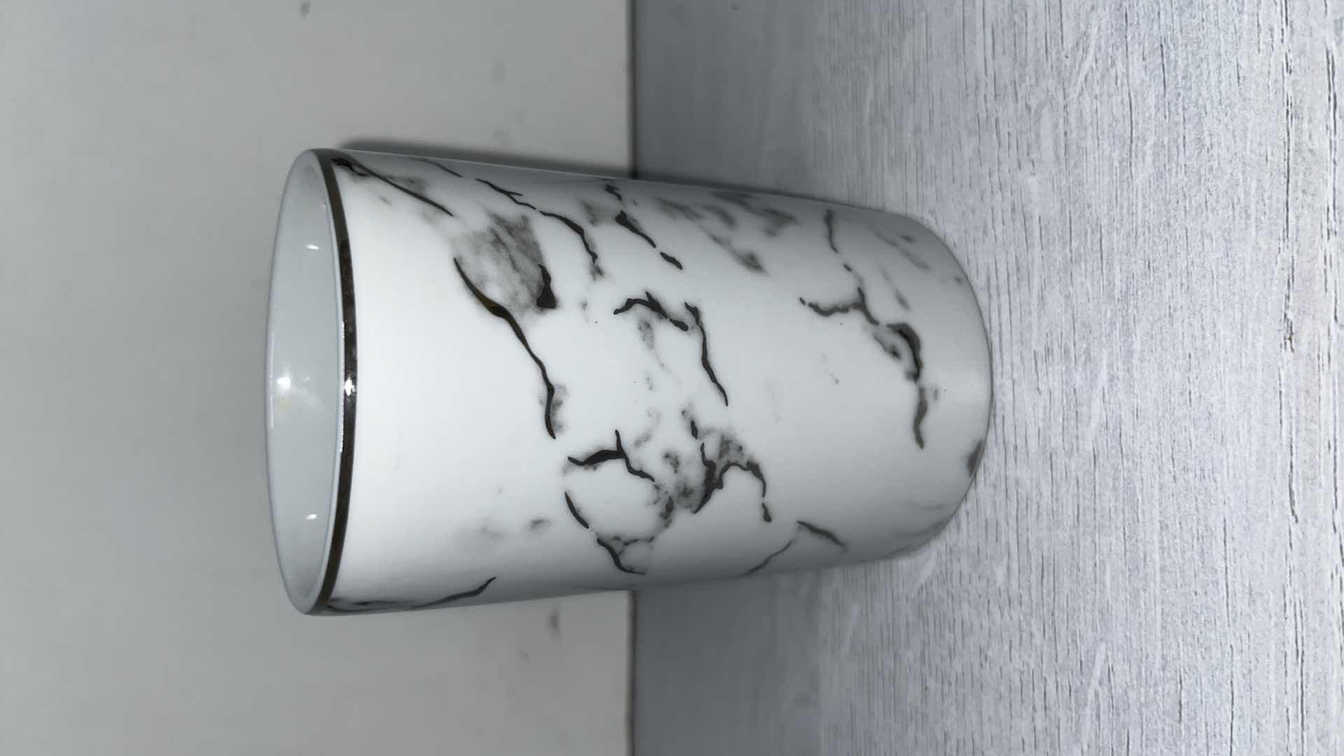 Photo 1 of JLA BATH MARBLE TUMBLER 2.75” X 4.25”