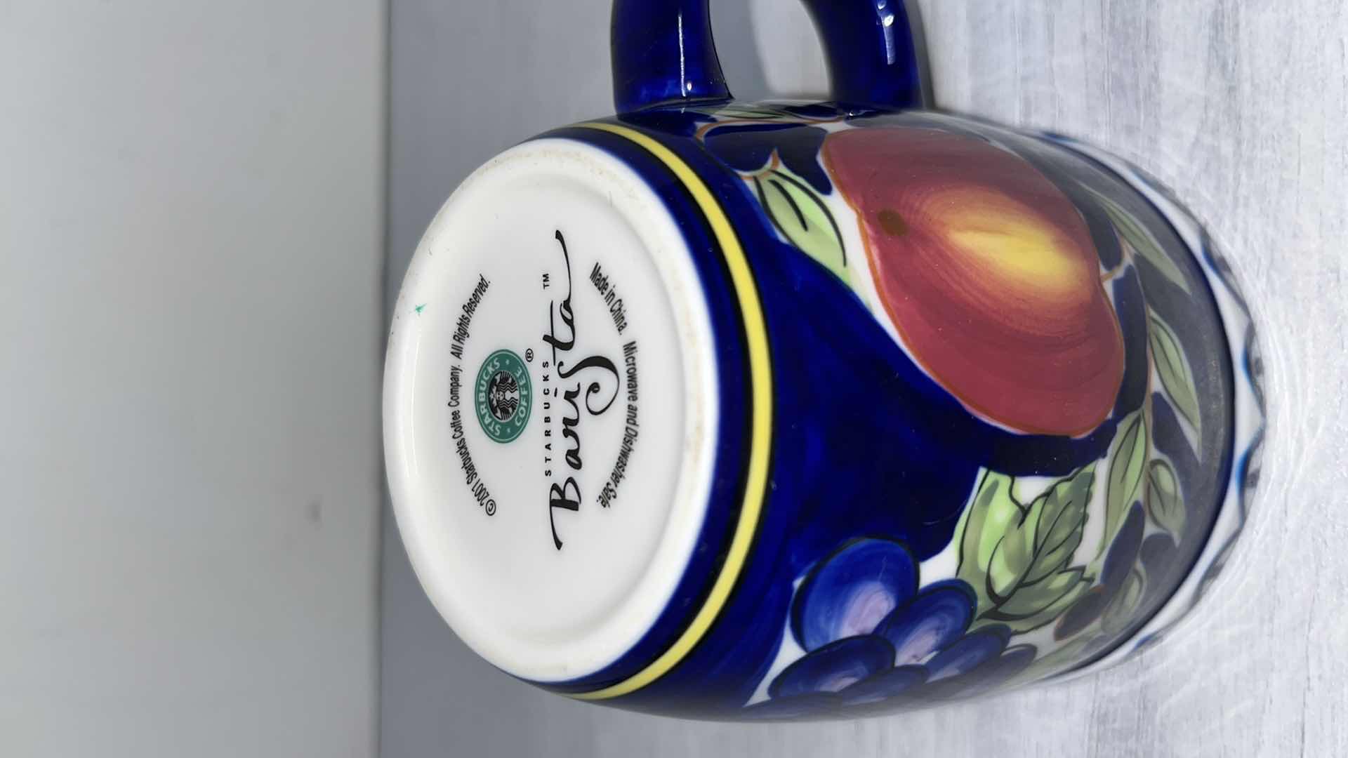 Photo 5 of STARBUCKS 2001 BARISTA 15oz COFFEE MUG