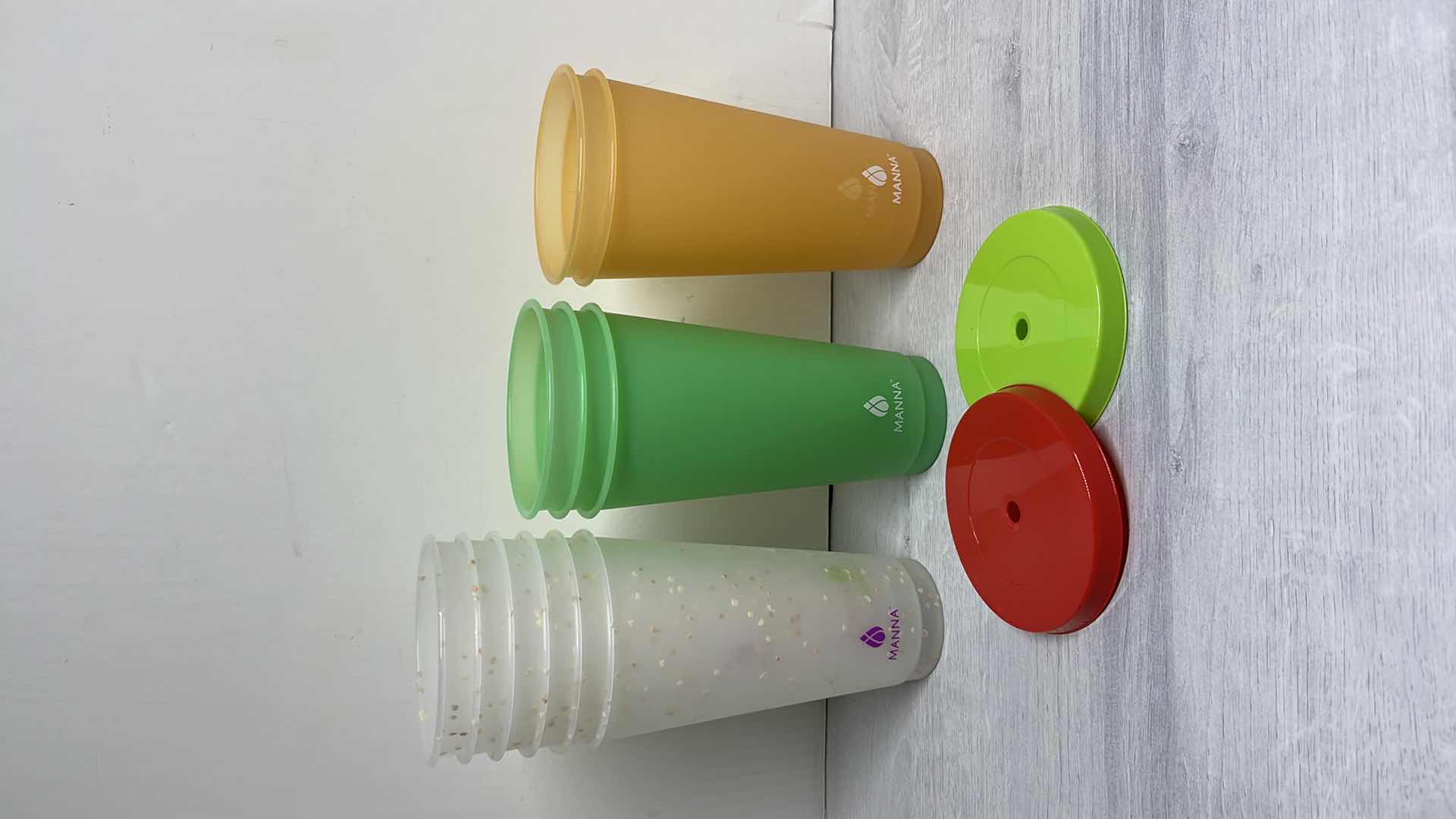 Photo 1 of MANNA COLOR CHANGING PLASTIC 24oz TUMBLERS (11)