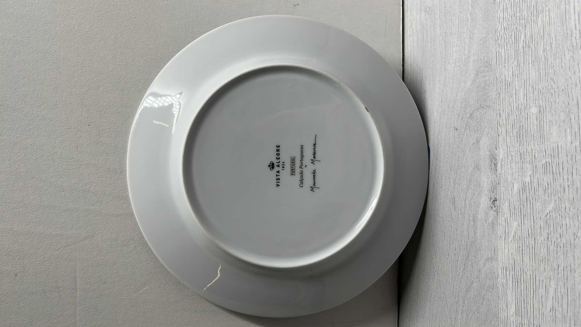 Photo 10 of VISTA ALEGRE CALCADA PORTUGUESA BY MANUELA MEDEIROS PORCELAIN DESSERT PLATES 8.25” (4)