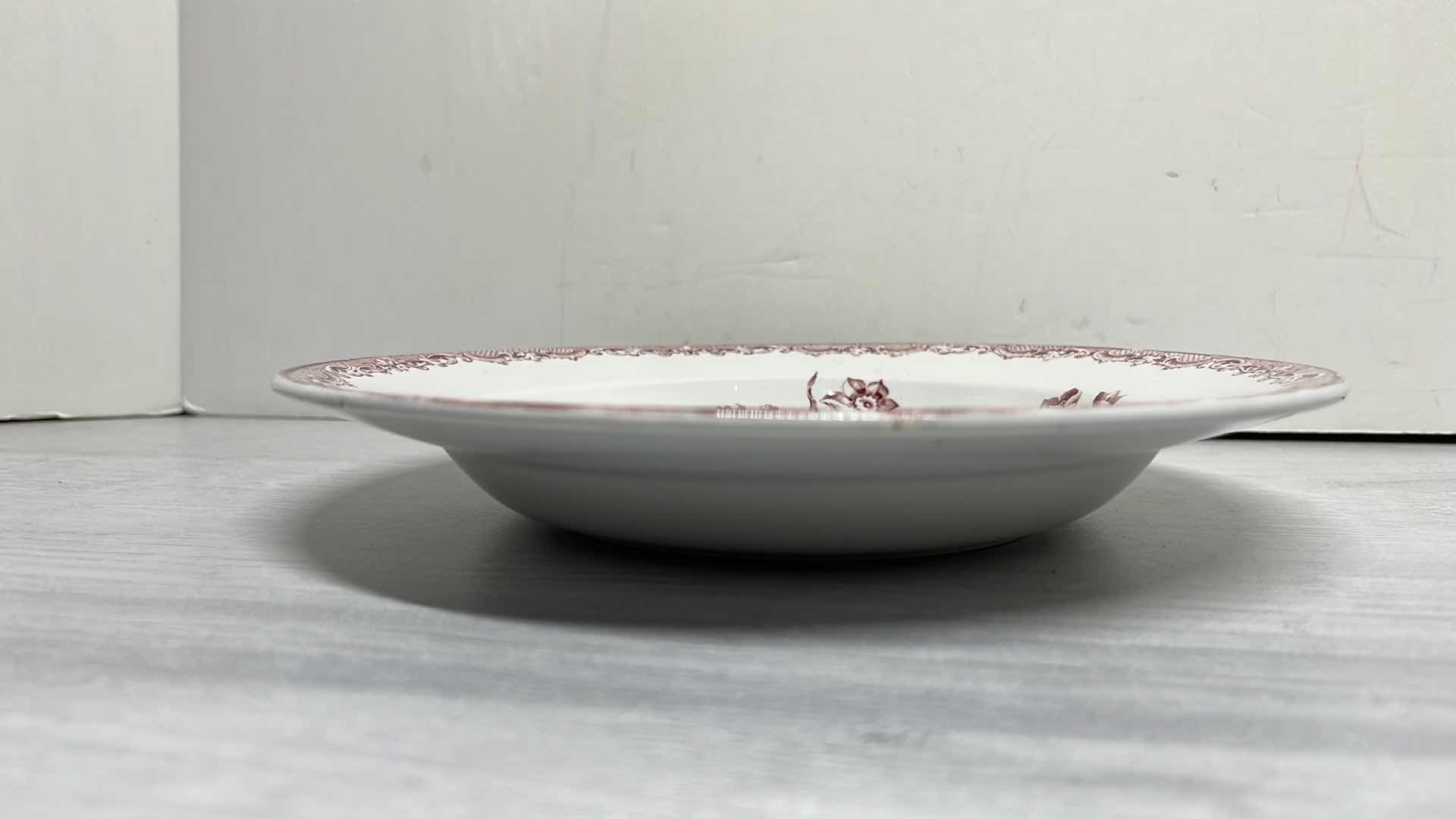 Photo 2 of FONTANGES SARREGUEMINES 9.25” SOUP PLATE, MADE IN FRANCE 