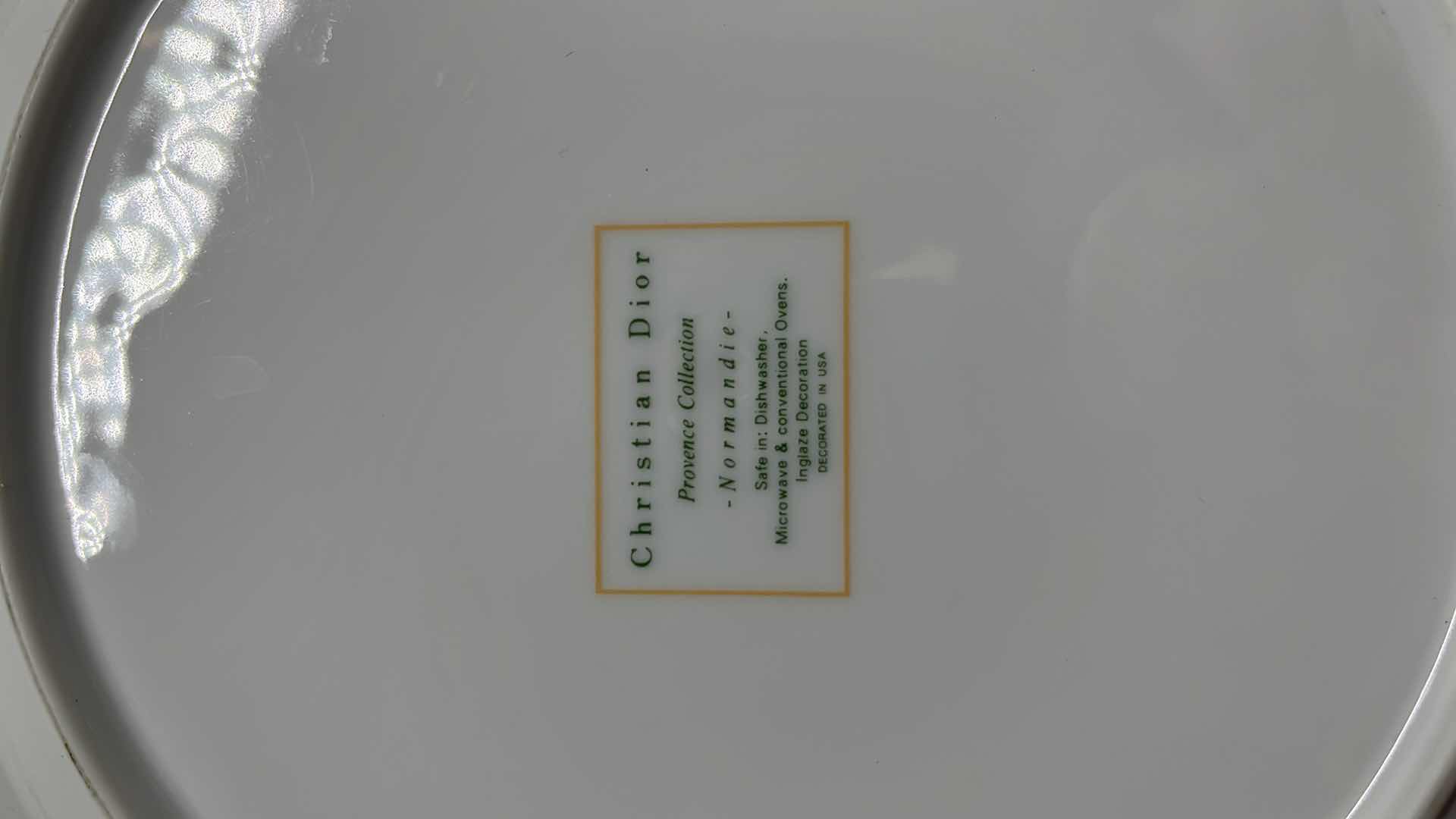 Photo 5 of VINTAGE CHRISTIAN DIOR PROVENCE COLLECTION NORMANDIE 11” DINNER PLATE