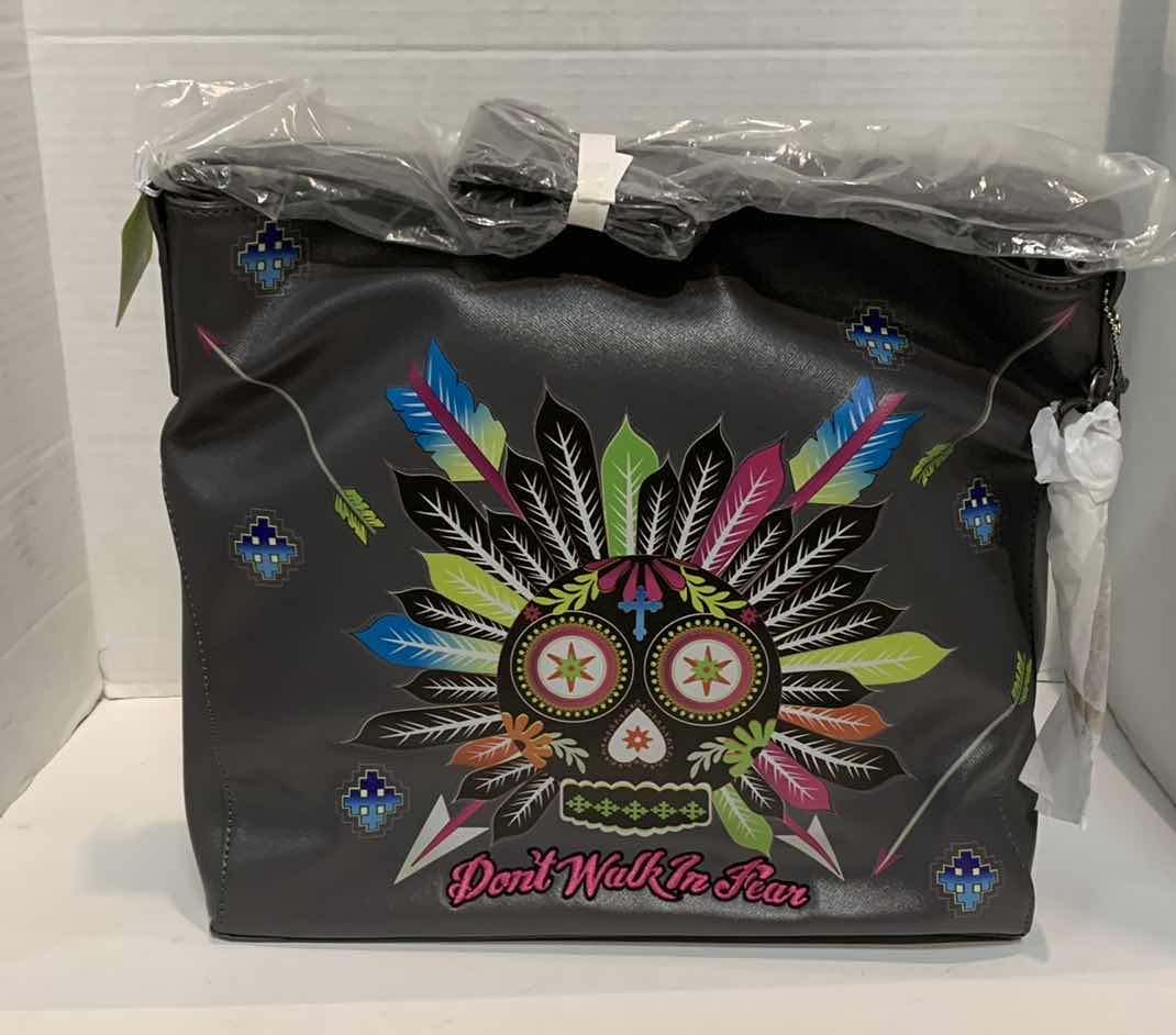 Photo 1 of NEW GYPSY SOULE SUGAR SKULL PURSE 15” X 15”