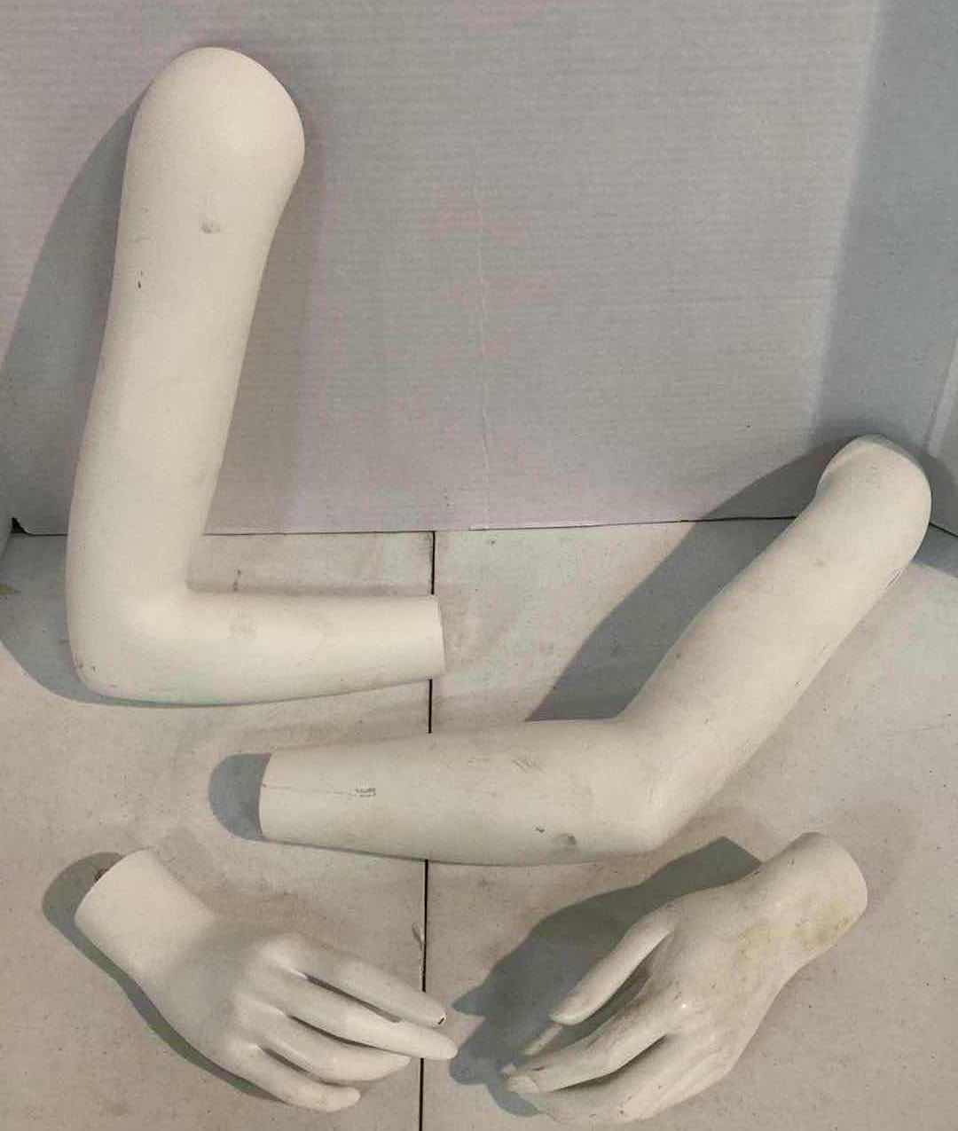 Photo 1 of FEMALE MANNEQUIN 19” LIMBS  (2) & 9” HANDS (2)