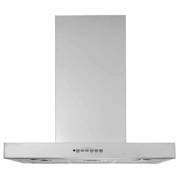 Photo 1 of GE 30” WALL MOUNT STAINLESS STEEL RANGE HOOD W LED LIGHT MODEL UVW8301SL1SS (FACTORY SEALED)