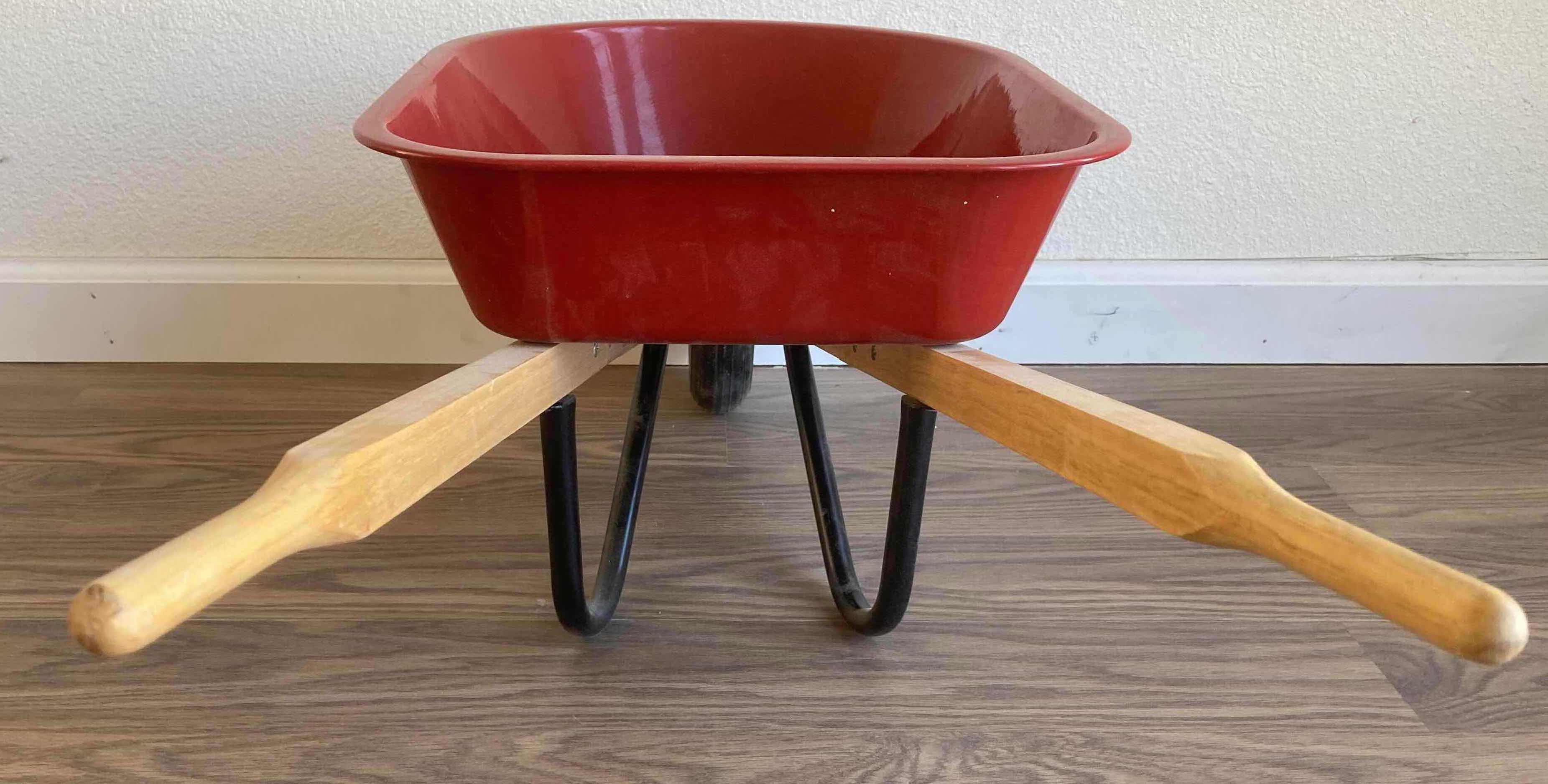 Photo 4 of RADIO FLYER MINI RED WHEEL BARREL 13.25” X 33.5” H11”