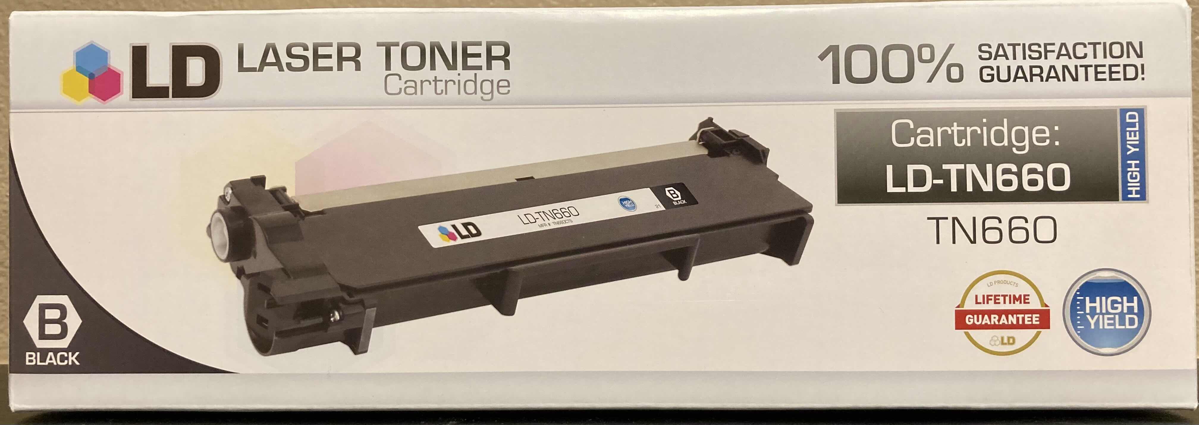 Photo 1 of NEW LD LASER BLACK TONER CARTRIDGE LD-TN660