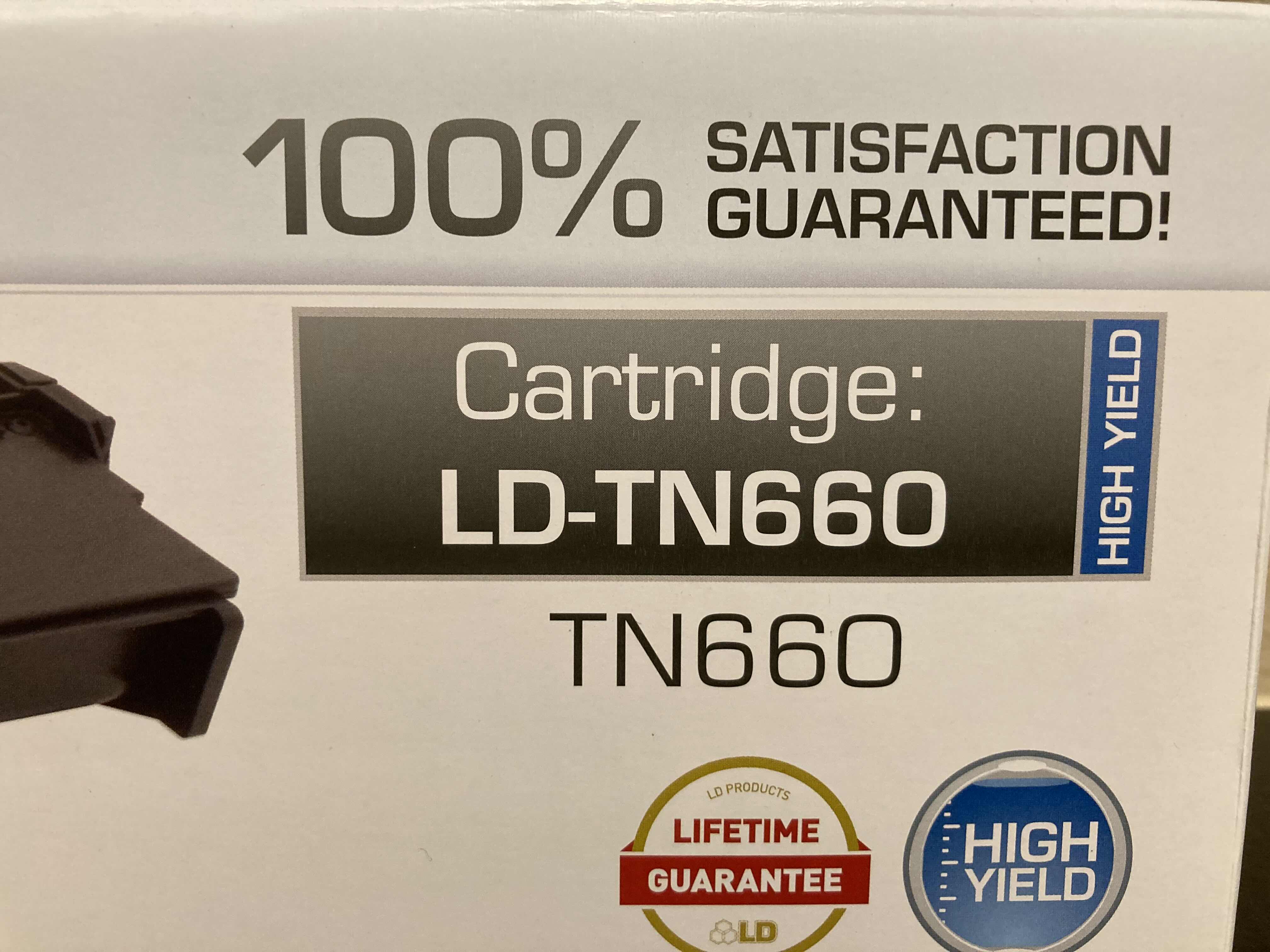 Photo 3 of NEW LD LASER BLACK TONER CARTRIDGE LD-TN660