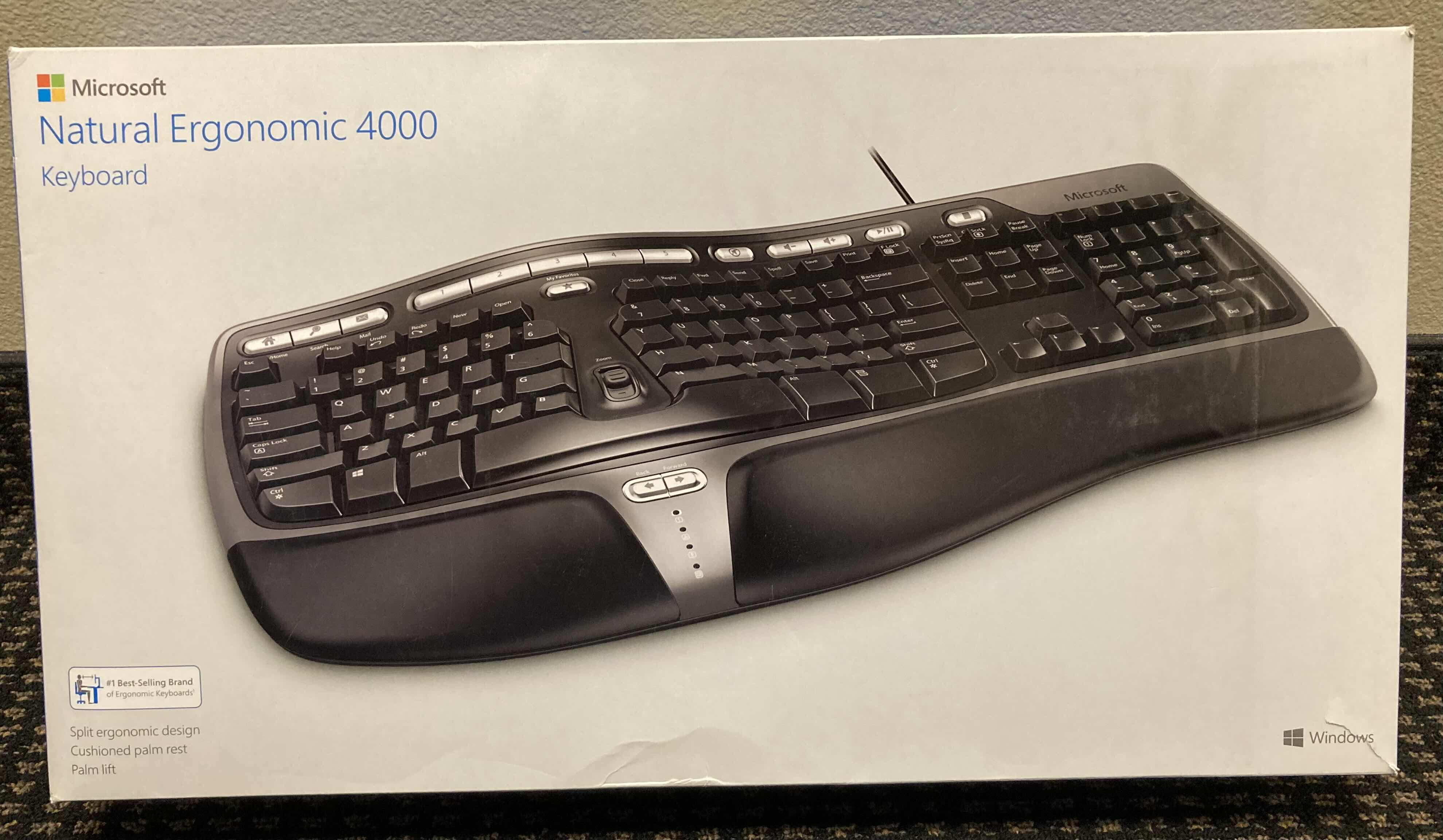 Photo 2 of MICROSOFT NATURAL ERGONOMIC 4000 WIRED KEYBOARD