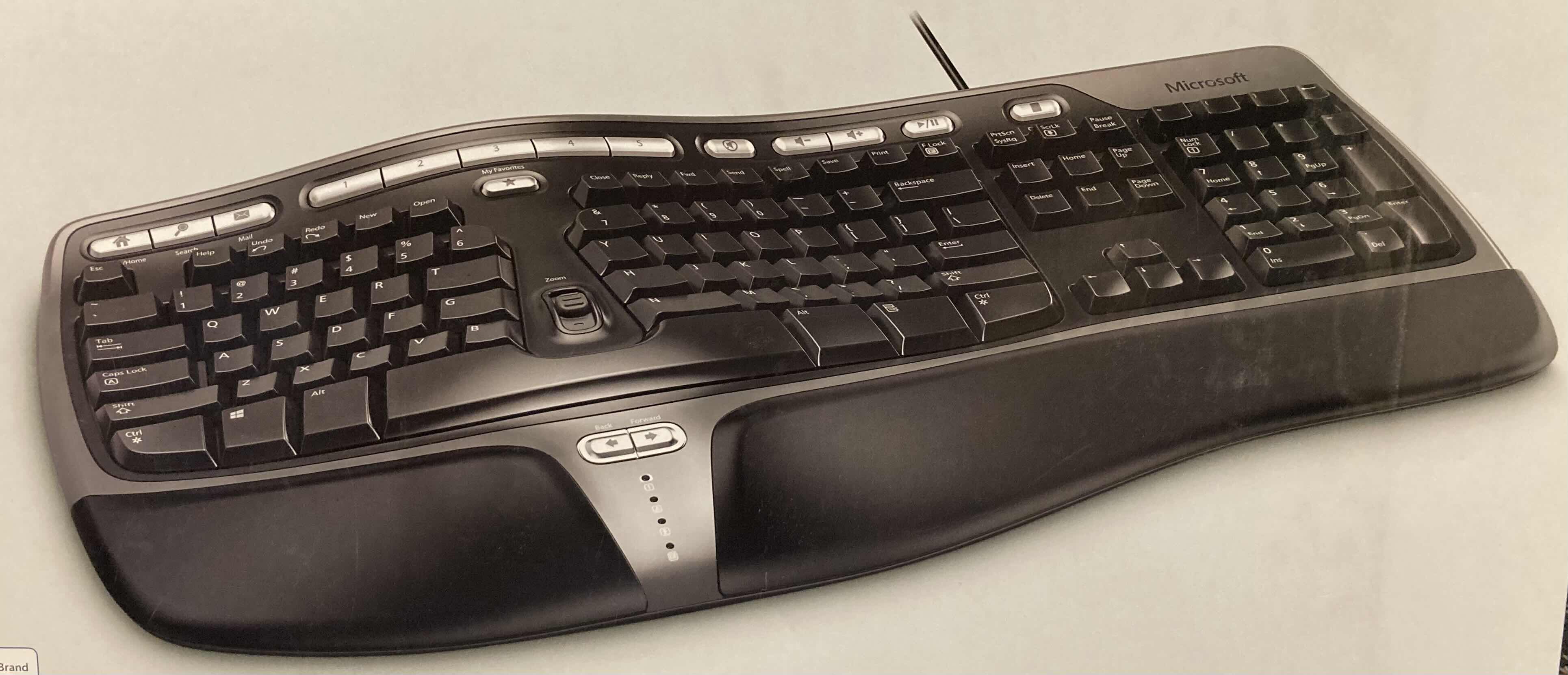 Photo 1 of MICROSOFT NATURAL ERGONOMIC 4000 WIRED KEYBOARD