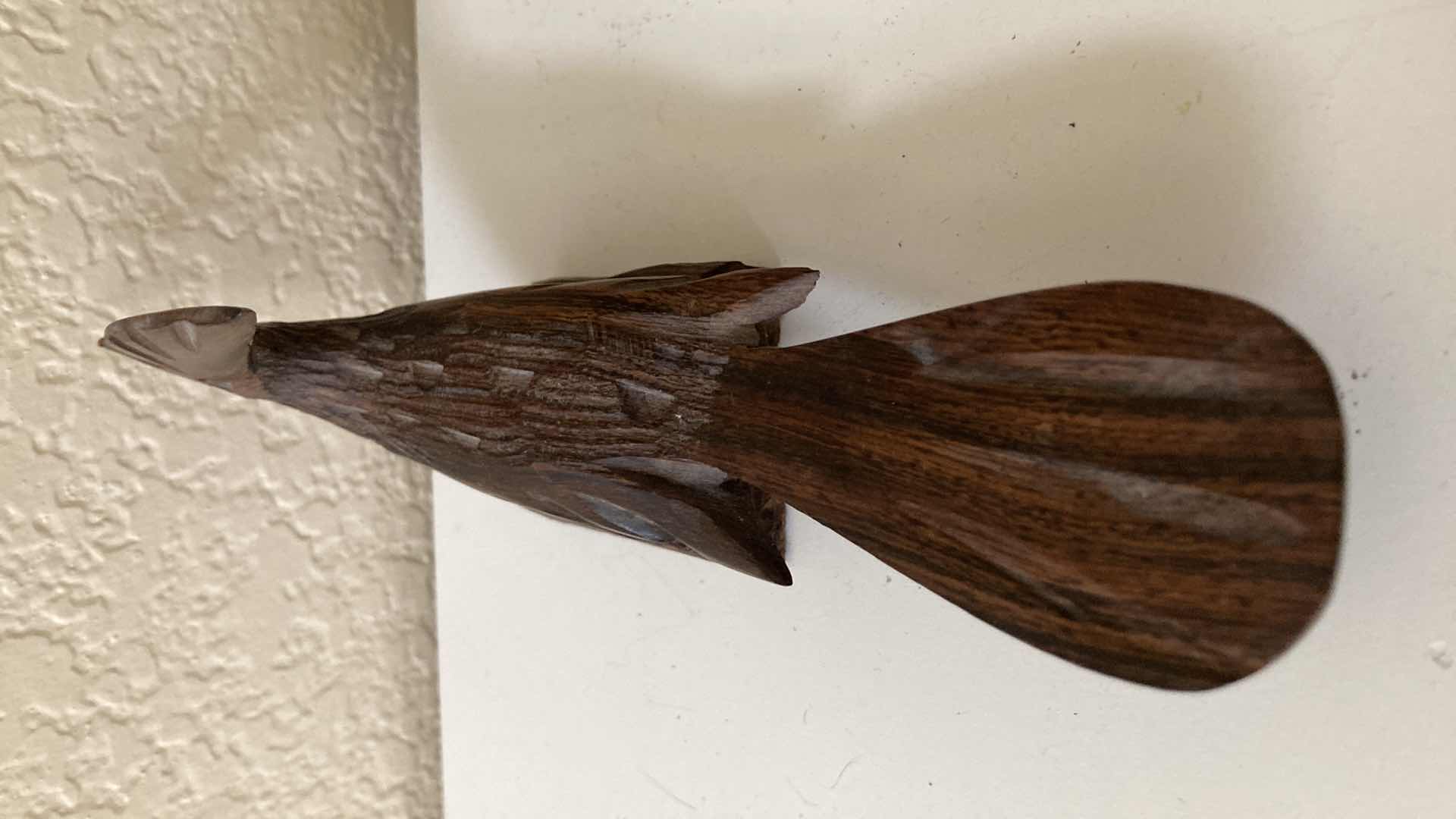 Photo 4 of HAND CARVED WOOD ROADRUNNER H3” & HANDCRAFTED WOOD TOUCAN H8” DECOR