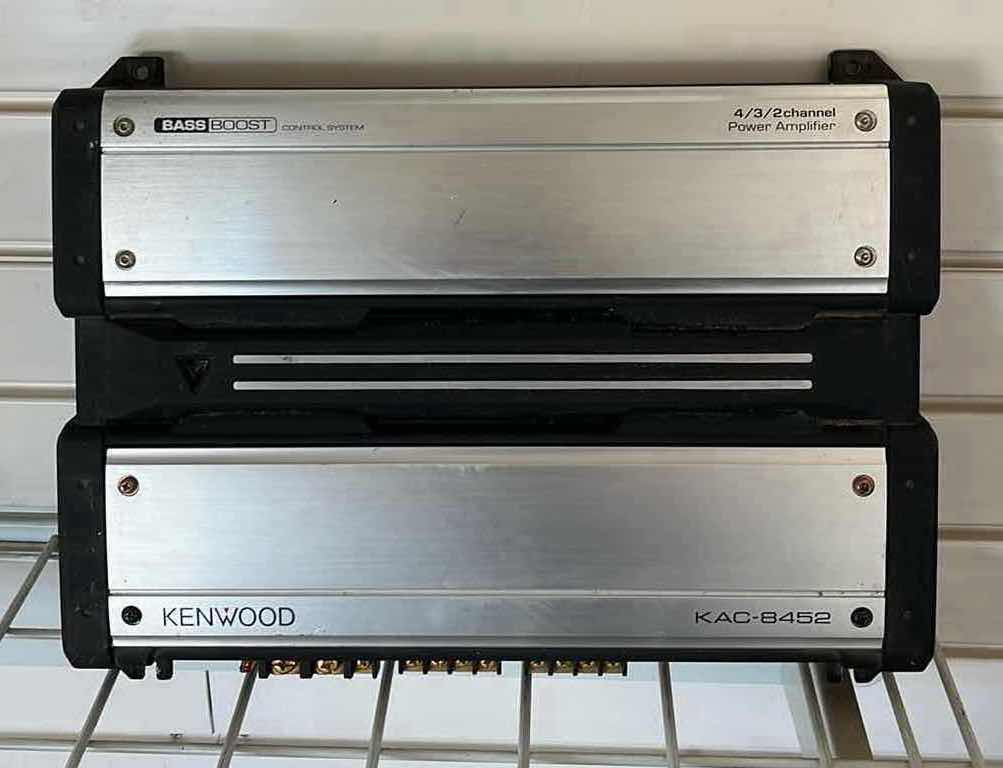 Photo 1 of KENWOOD BASS BOOST CONTROL SYSTEM 4/3/2 CHANNEL POWER AMPLIFIER KAC-8452