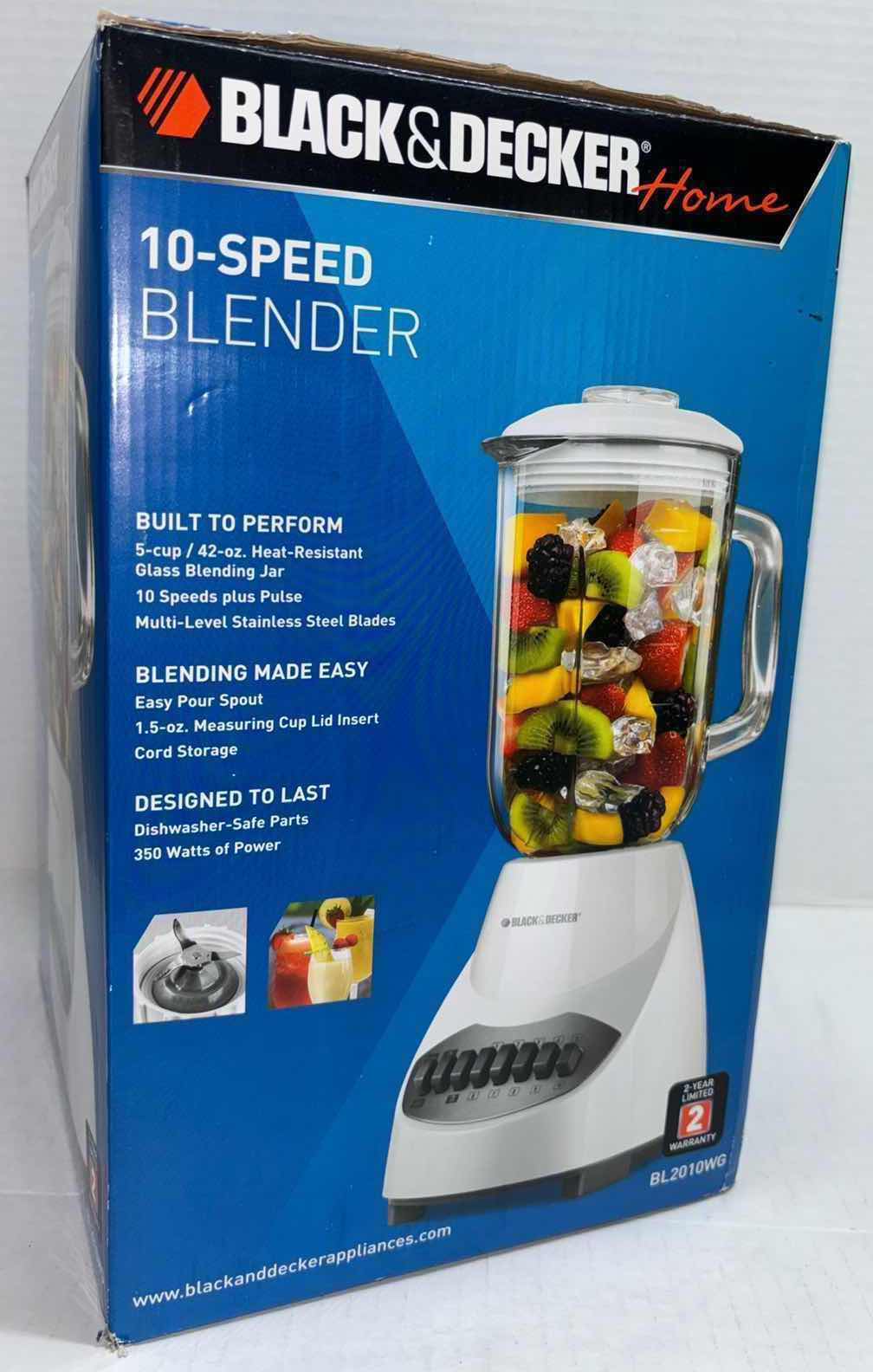 Photo 3 of NEW BLACK & DECKER HOME 10-SPEED BLENDER (BL2010WG)