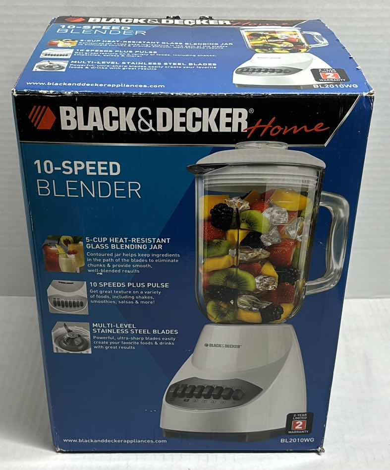 Photo 1 of NEW BLACK & DECKER HOME 10-SPEED BLENDER (BL2010WG)