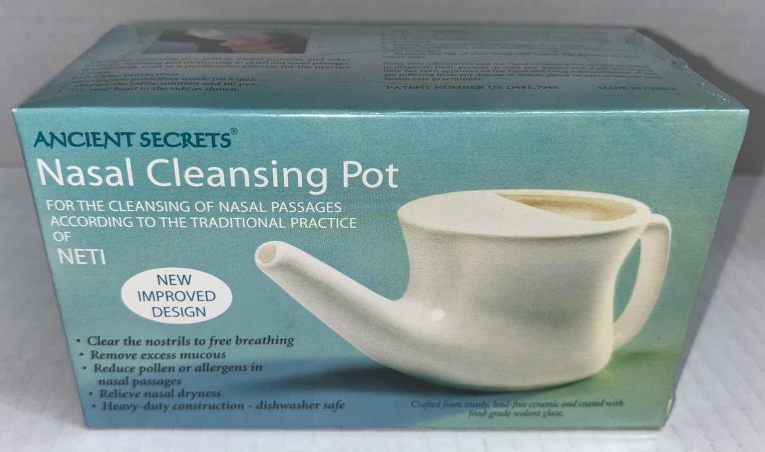 Photo 1 of NEW ANCIENT SECRETS NASAL CLEANSING POT