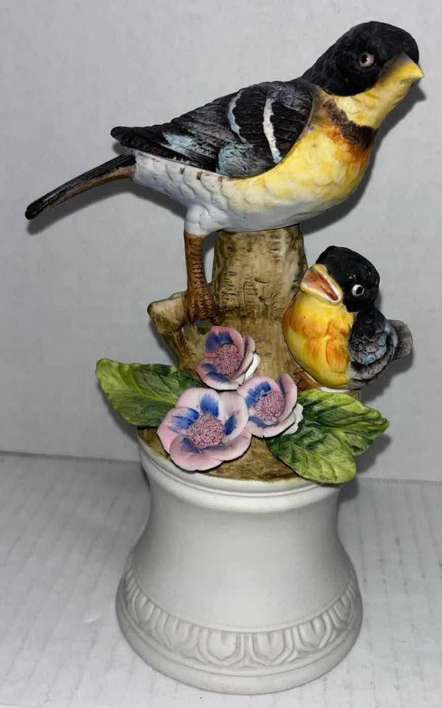 Photo 1 of ANGELINE ORIGINAL PARULA WARBLER 8” FIGURINE, HAND-PAINTED IN JAPAN