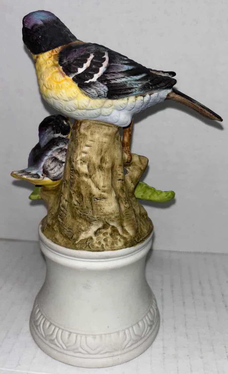 Photo 2 of ANGELINE ORIGINAL PARULA WARBLER 8” FIGURINE, HAND-PAINTED IN JAPAN