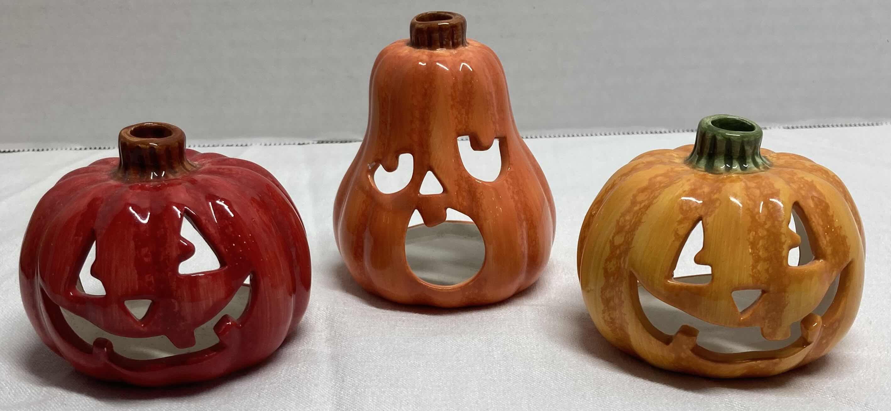 Photo 4 of HALLOWEEN PUMPKIN DECORATIONS & CANDLE HOLDERS (5)