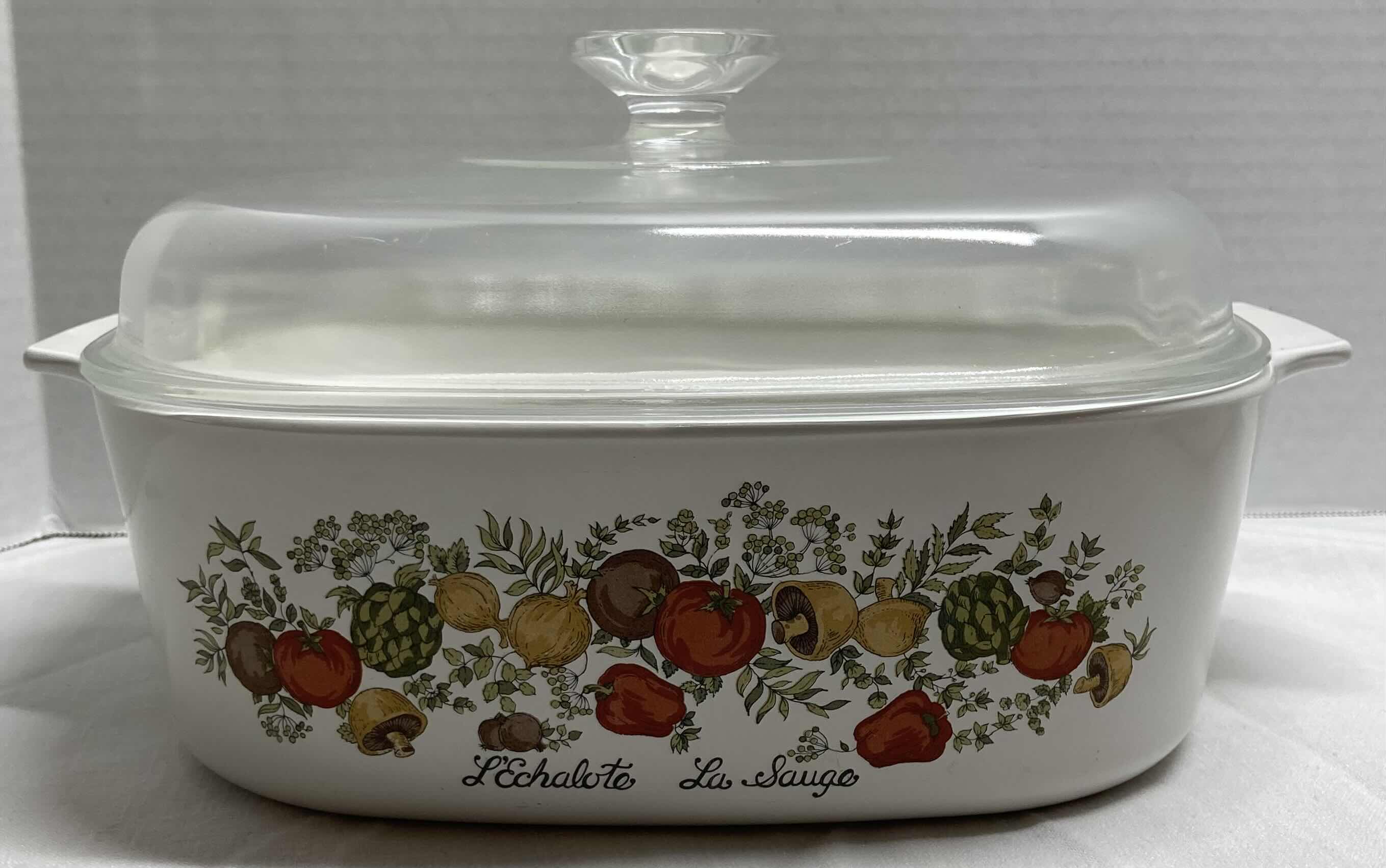 Photo 2 of PYREX CORNING WARE 2-4QT BAKING PANS W LID