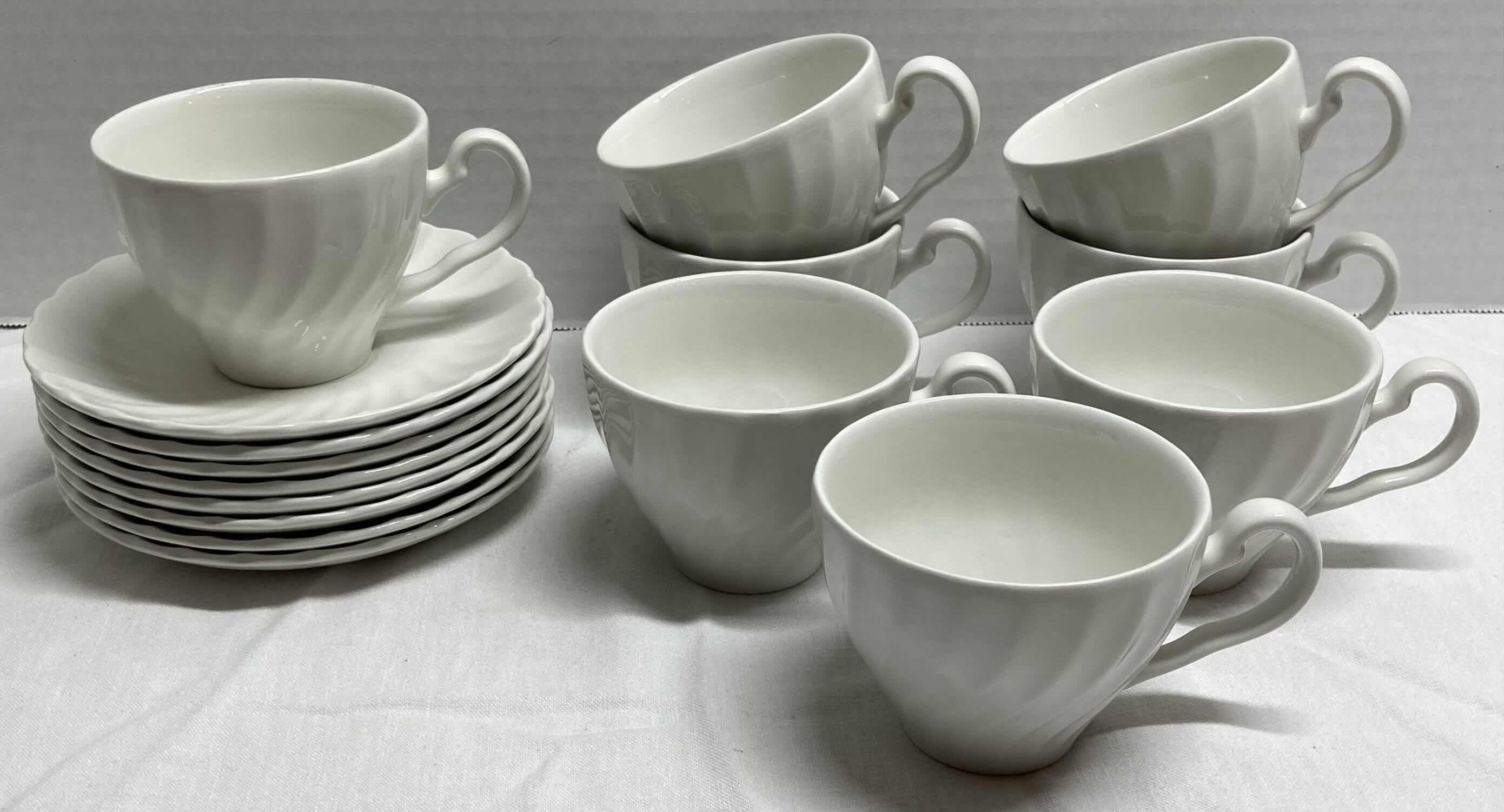 Photo 5 of JOHNSON BROS REGENCY WHITE IRONSTONE DINNERWARE SET (44PC)