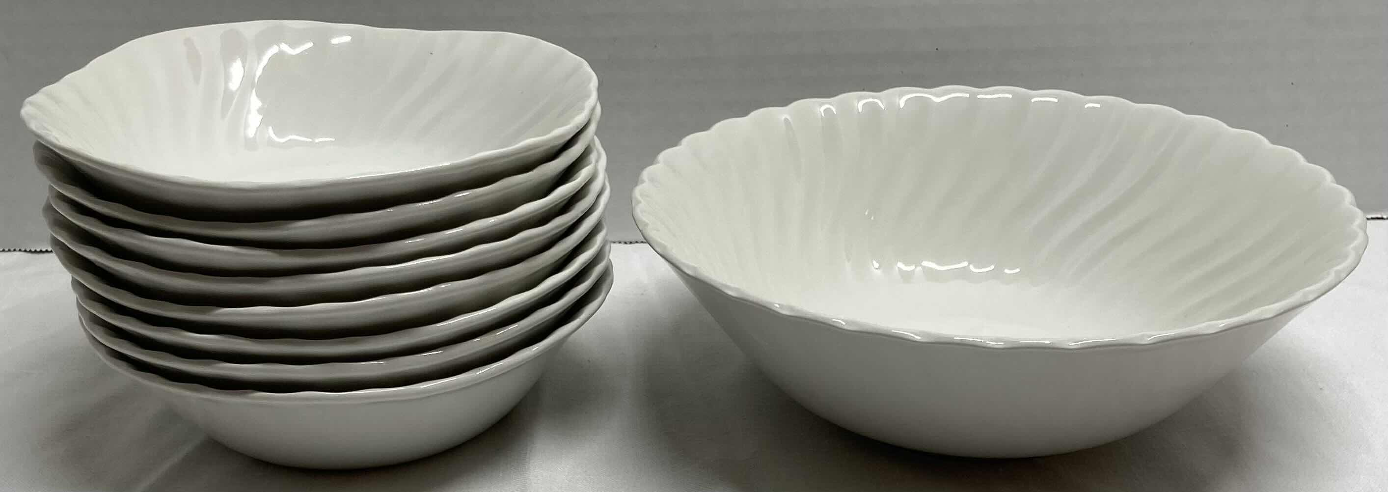 Photo 3 of JOHNSON BROS REGENCY WHITE IRONSTONE DINNERWARE SET (44PC)