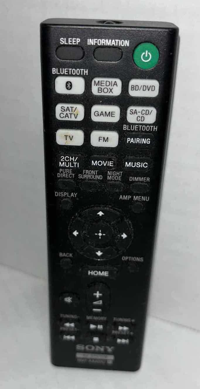 Photo 2 of SONY MULTI CHANNEL AV RECEIVER AND REMOTE CONTROL (STR-DH590)