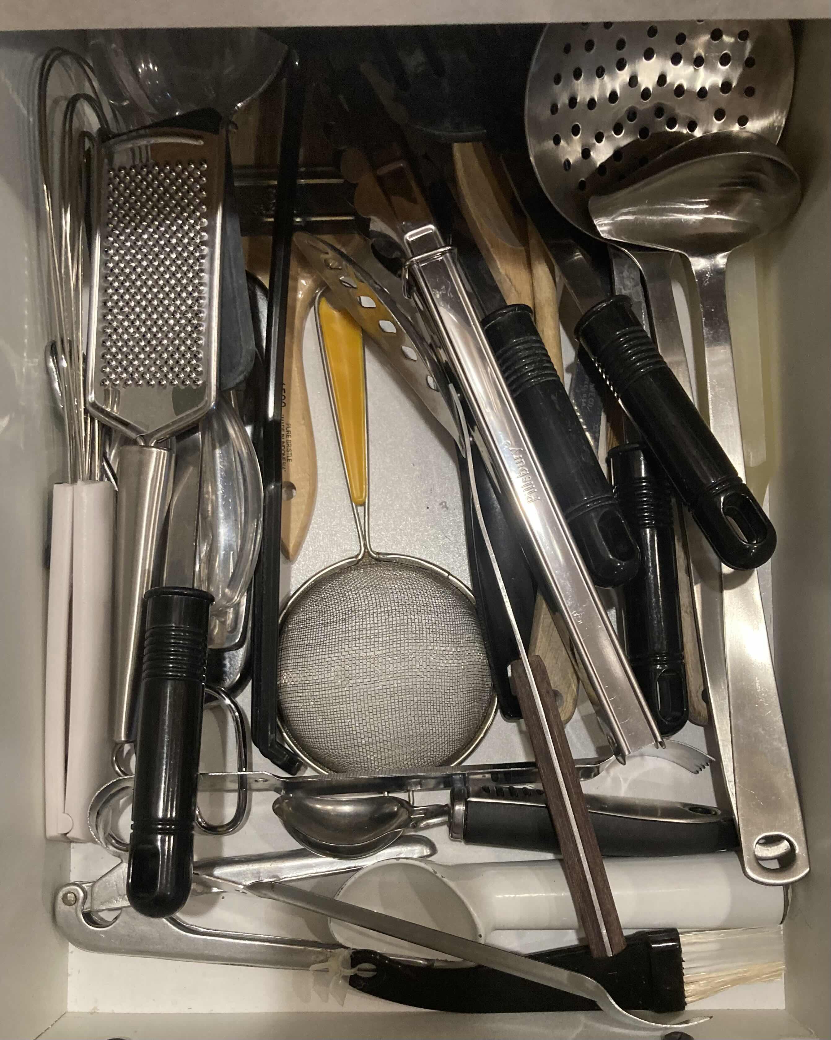 Photo 1 of CONTENTS OF DRAWER- COOKING UTENSILS & KITCHEN ACCESSORIES