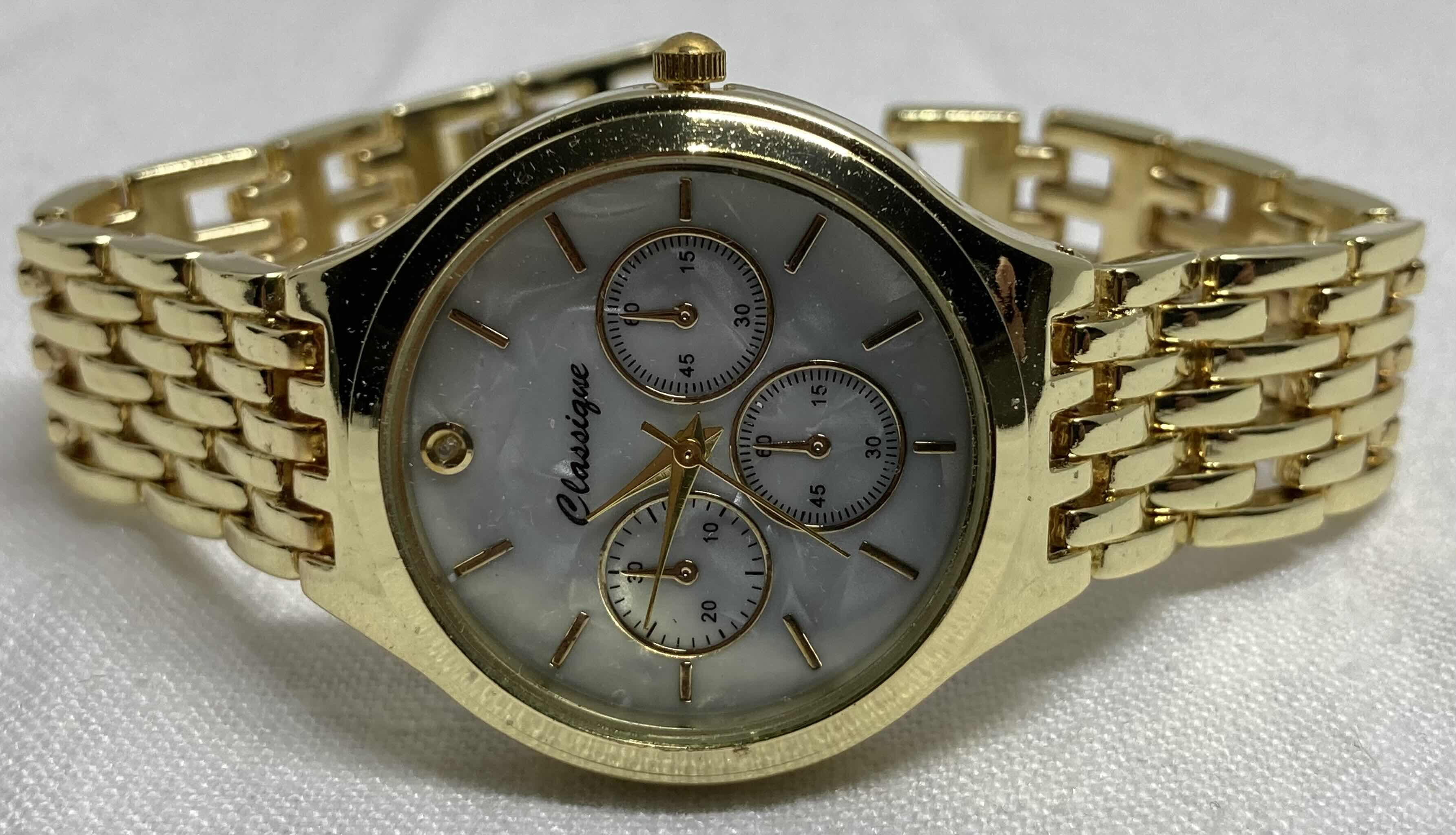 Photo 1 of CLASSIQUE GOLD FINISH WOMEN’S WRISTWATCH