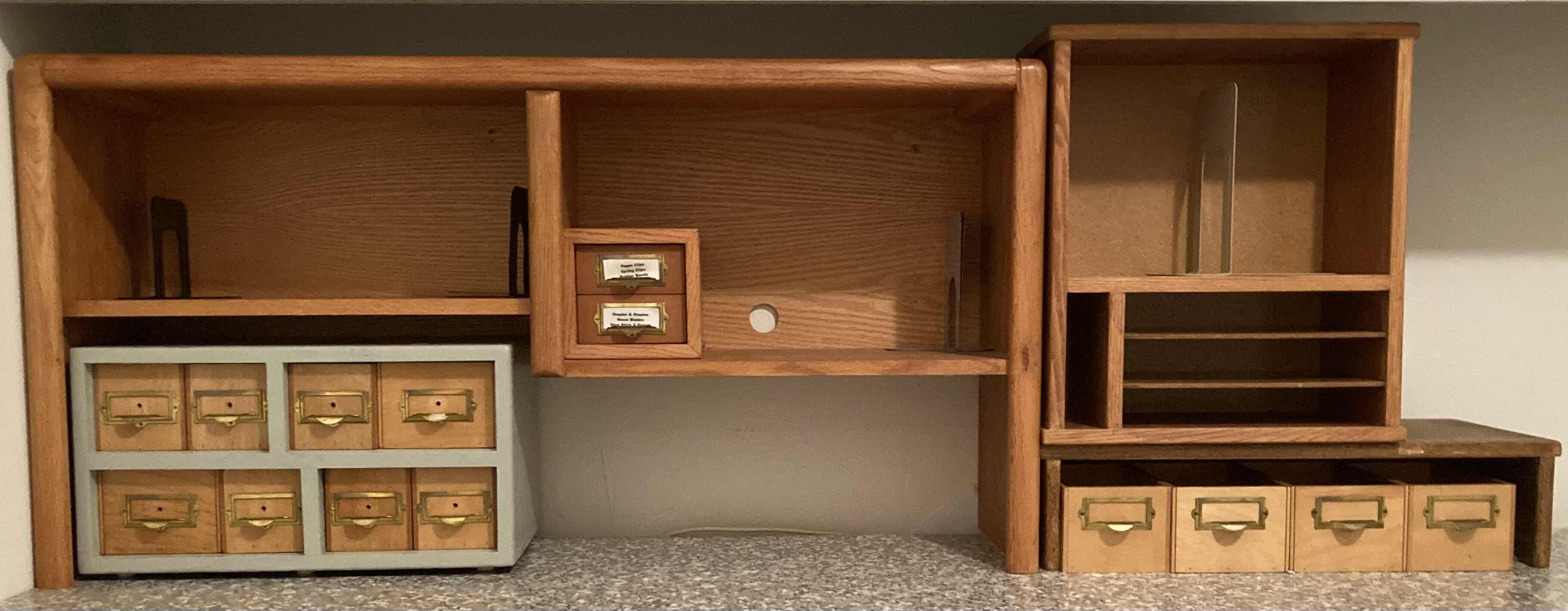 Photo 1 of DESKTOP ORGANIZER SHELVES & DRAWERS