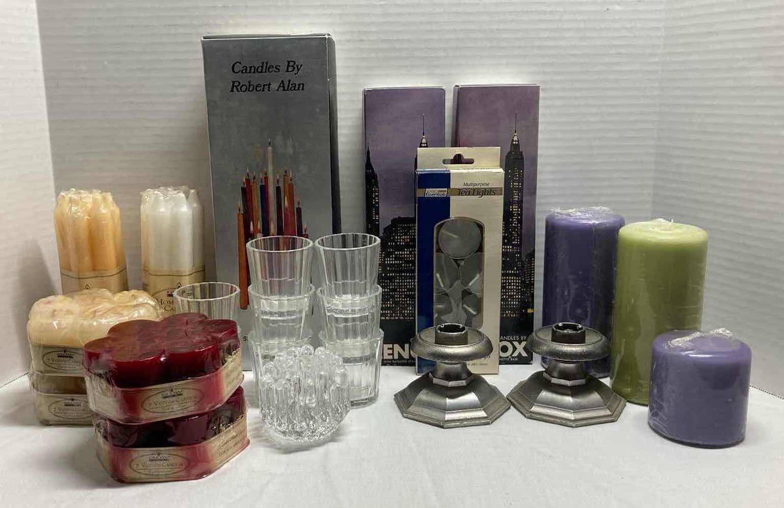 Photo 1 of CANDLES & CANDLE HOLDERS- VARIOUS STYLES & SIZES