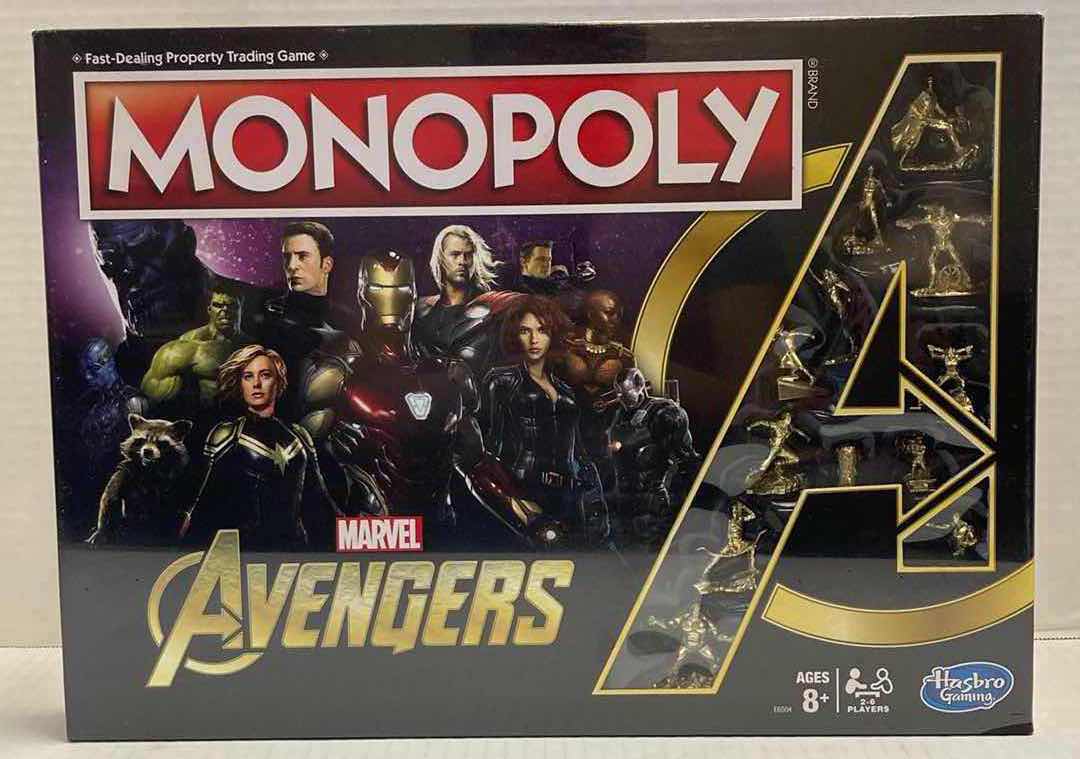 Photo 1 of HASBRO GAMING MONOPOLY MARVEL AVENGERS EDITION GAME BOARD