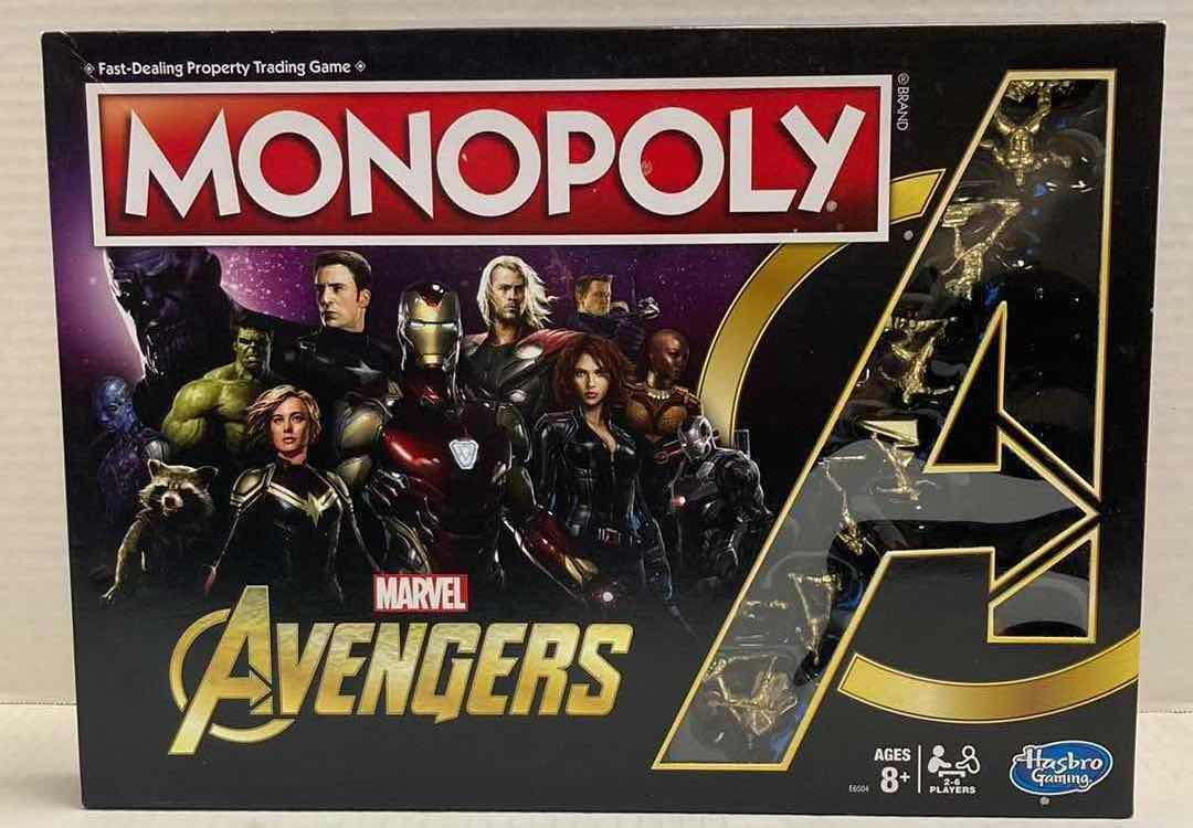 Photo 1 of HASBRO GAMING MONOPOLY MARVEL AVENGERS EDITION GAME BOARD