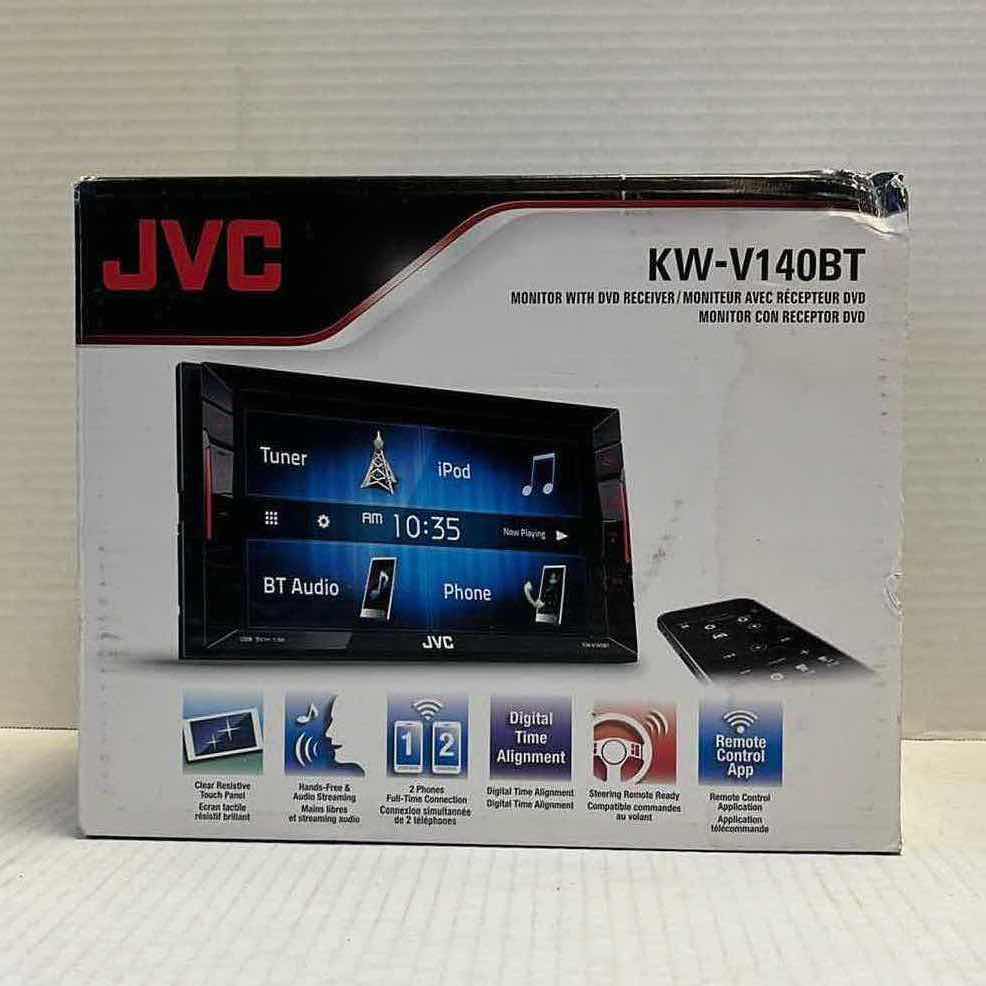 Photo 1 of JVC CAR MONITOR W DVD RECEIVER MODEL KW-V140BT