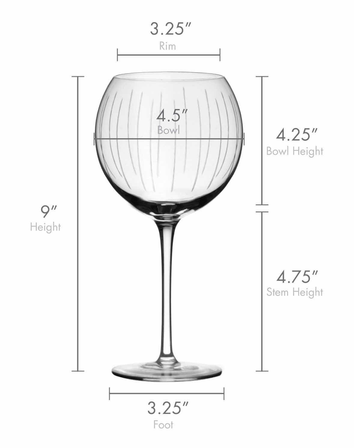 Photo 3 of MIKASA 4 PC CHEERS BALLOON GOBLET 24.5 OZ TRANSPARENT WINE GLASS SET