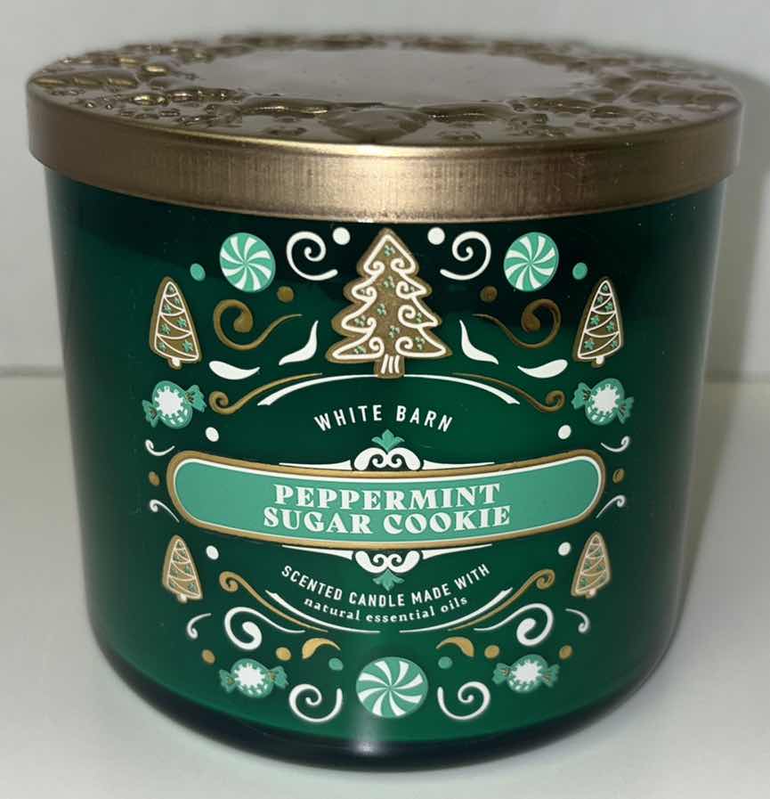 Photo 1 of NEW WHITE BARN PEPPERMINT SUGAR COOKIE SCENTED CANDLE