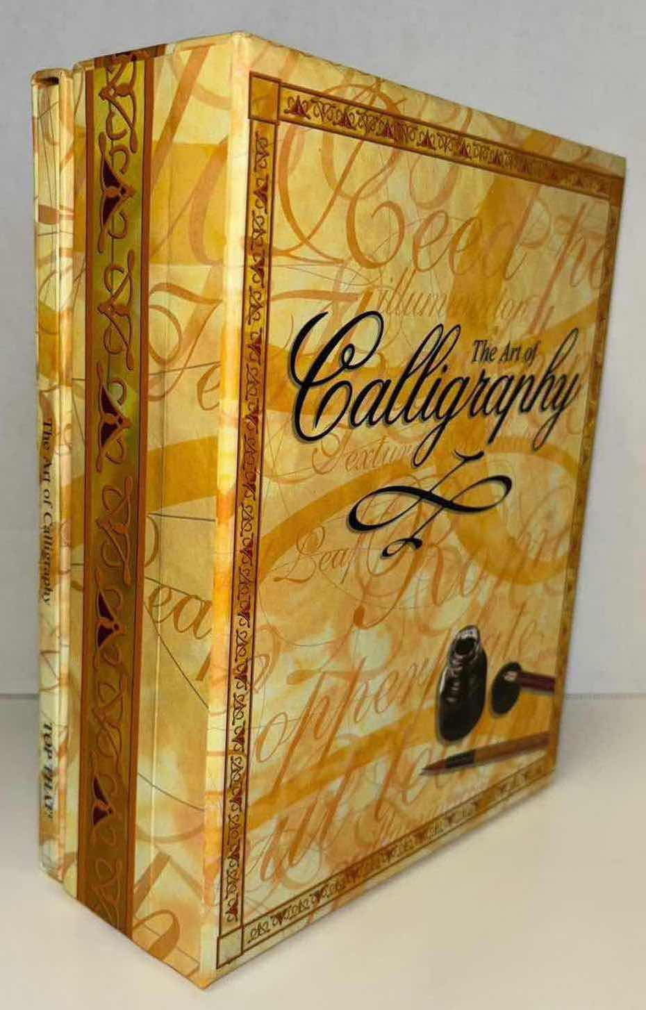 Photo 1 of TOP THAT! THE ART OF CALLIGRAPHY SET, INCLUDES BOOK W MODELING CLAY TOOL SET & CHARCOAL DRAWING PENCILS