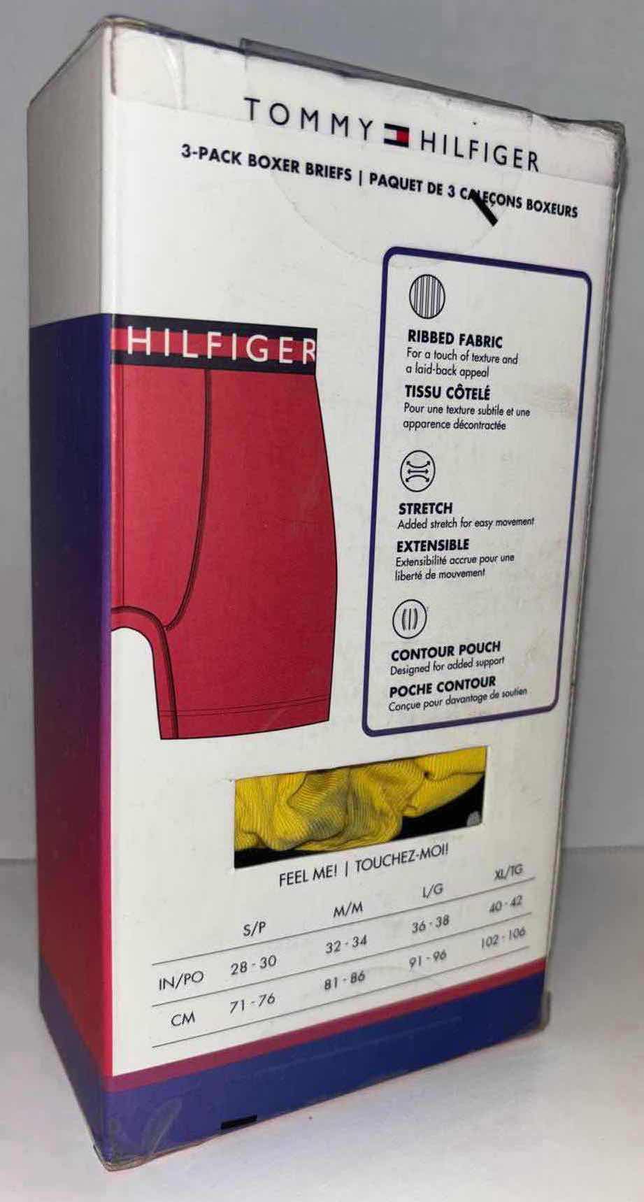 Photo 3 of NEW TOMMY HILFIGER MICRO RIB 3-PACK BOXER BRIEFS (SIZE SMALL)