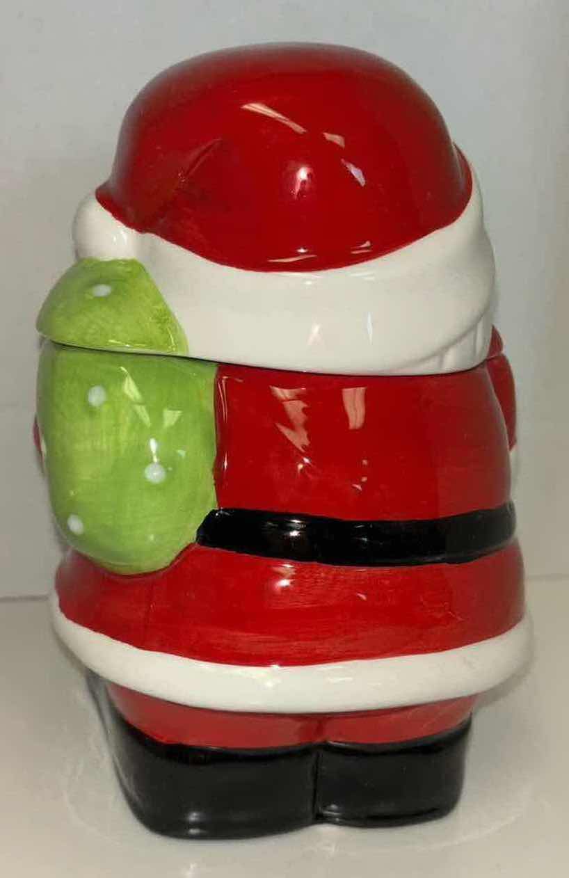 Photo 4 of NEW CUISINE CREATIVES SANTA CLAUS 7.5” CERAMIC COOKIE JAR