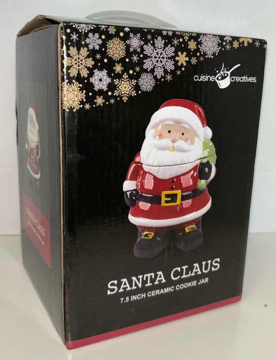 Photo 1 of NEW CUISINE CREATIVES SANTA CLAUS 7.5” CERAMIC COOKIE JAR