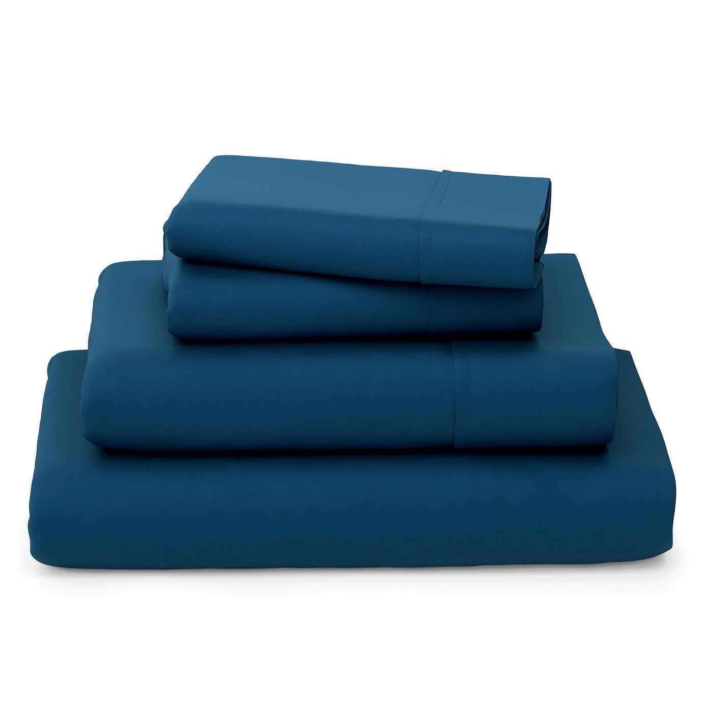 Photo 2 of NEW 4 PC COSY HOUSE COLLECTION LUXURY BED SHEETS BAMBOO VISCOSE BLEND, CALIFORNIA KING (COLOR: ROYAL BLUE)