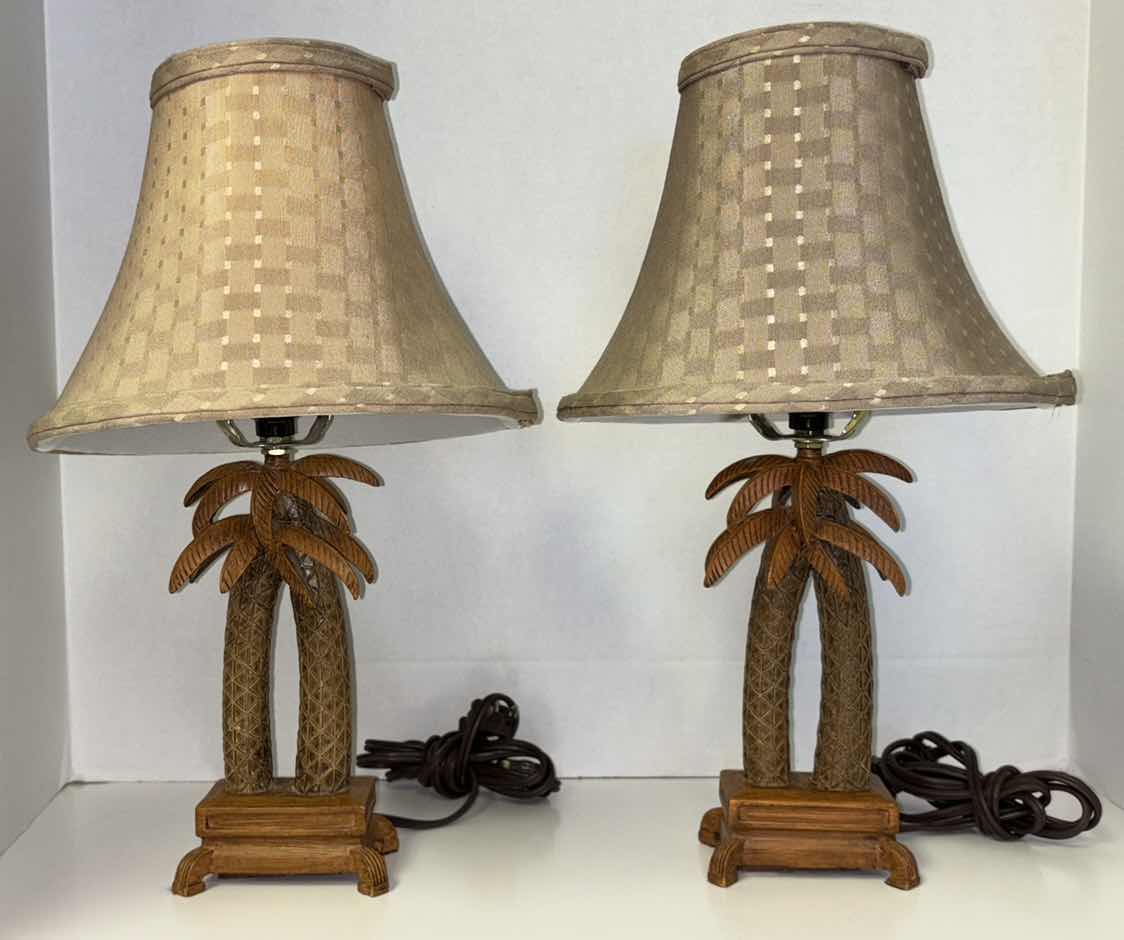 Photo 1 of PAIR OF HAMPTON BAY CLASSIC COLLECTION DECORATIVE 16” ACCENT LAMPS