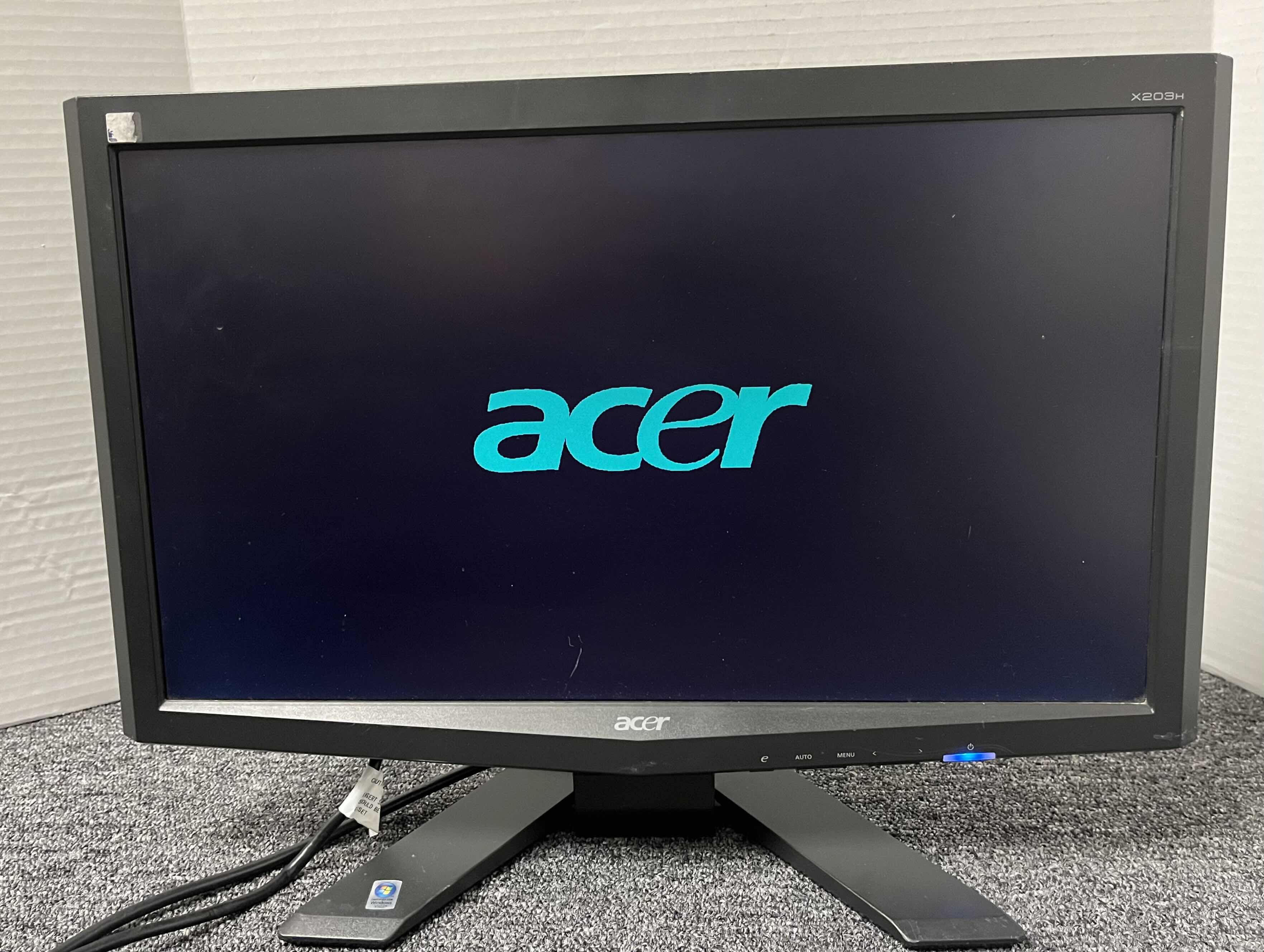 Photo 1 of ACER 20” LCD MONITOR MODEL X203H