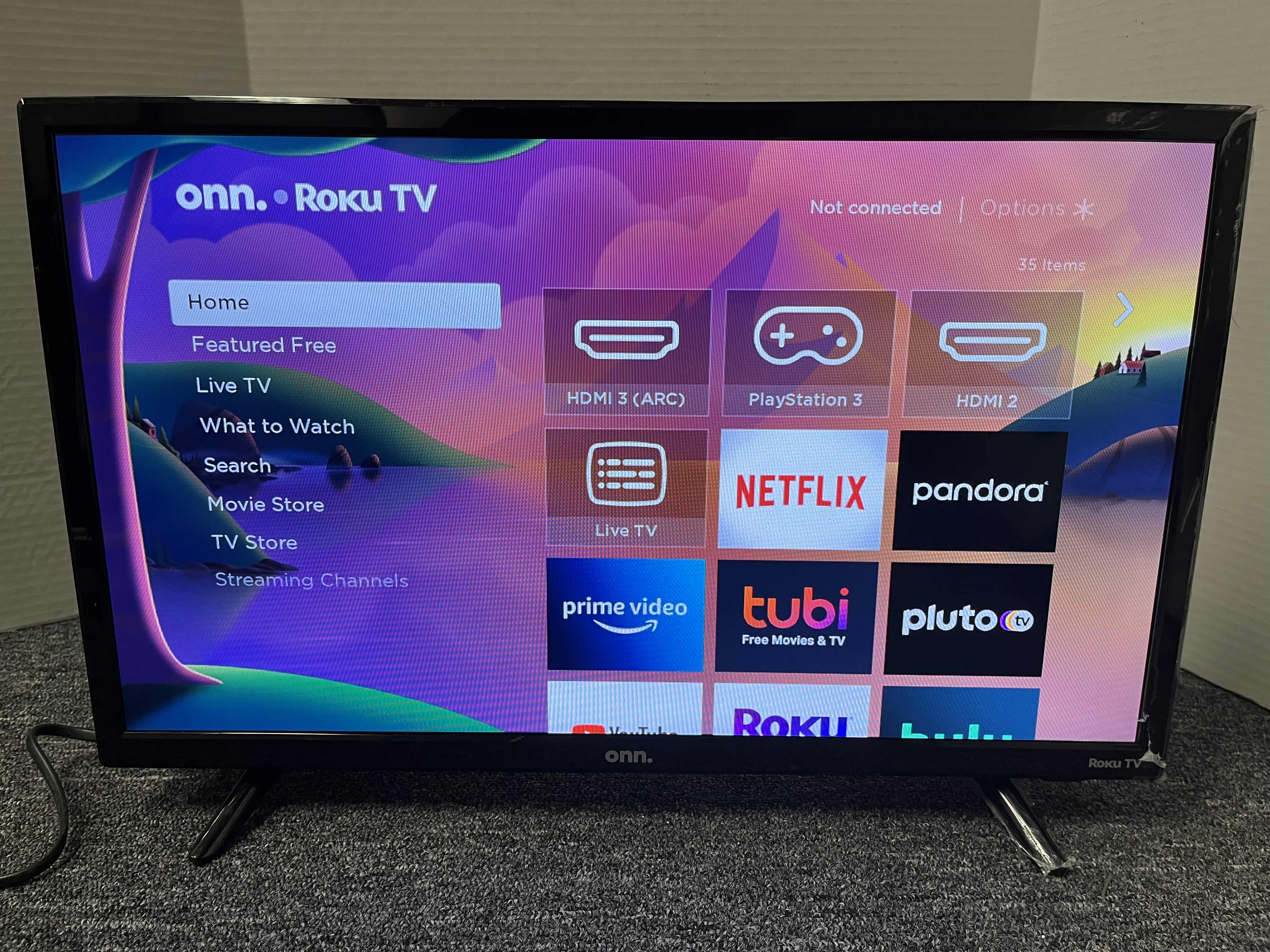 Photo 1 of ONN 24” LED ROKU TV MODEL 100012590