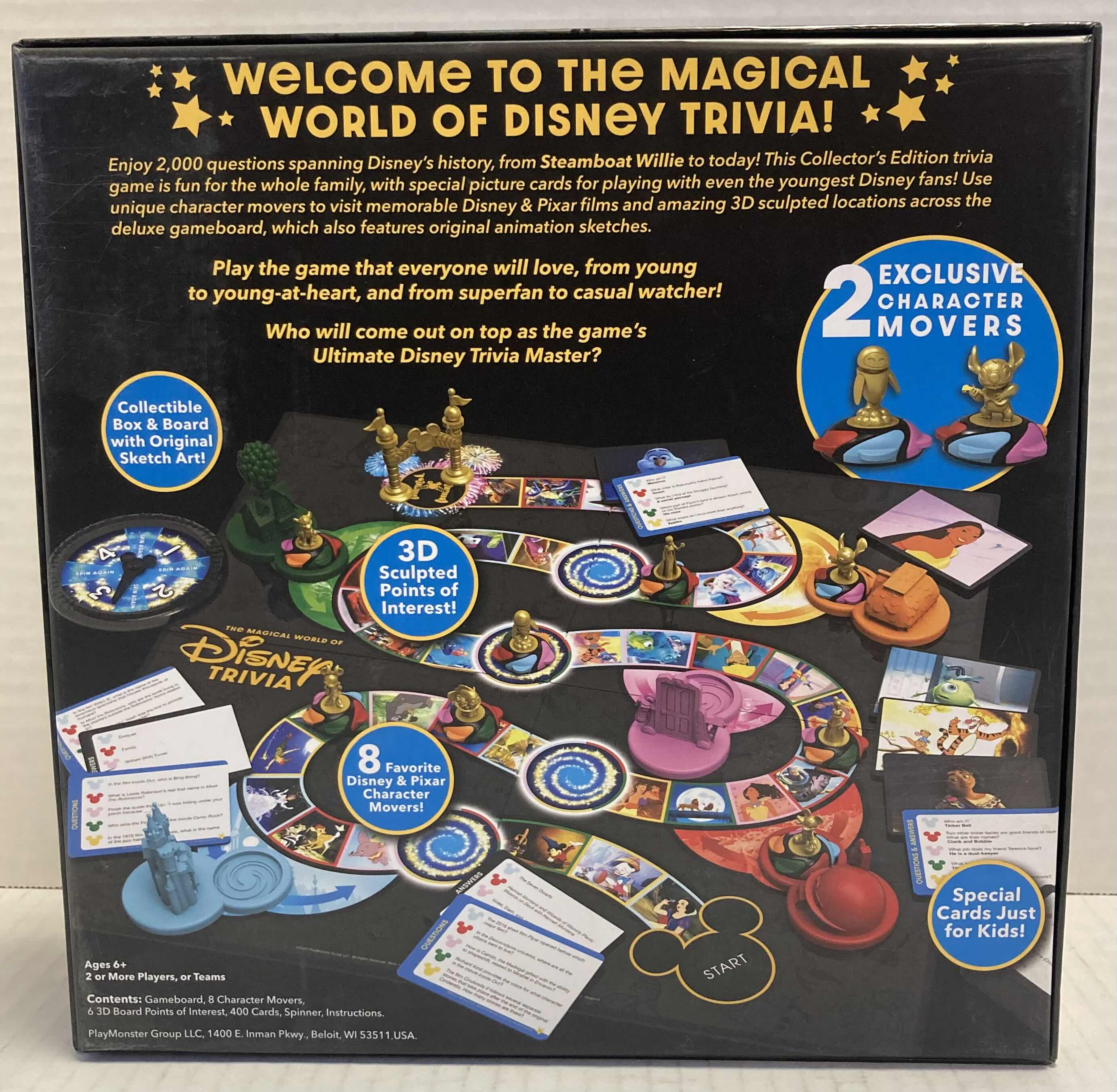 Photo 2 of DISNEY TRIVIA BOARD GAME