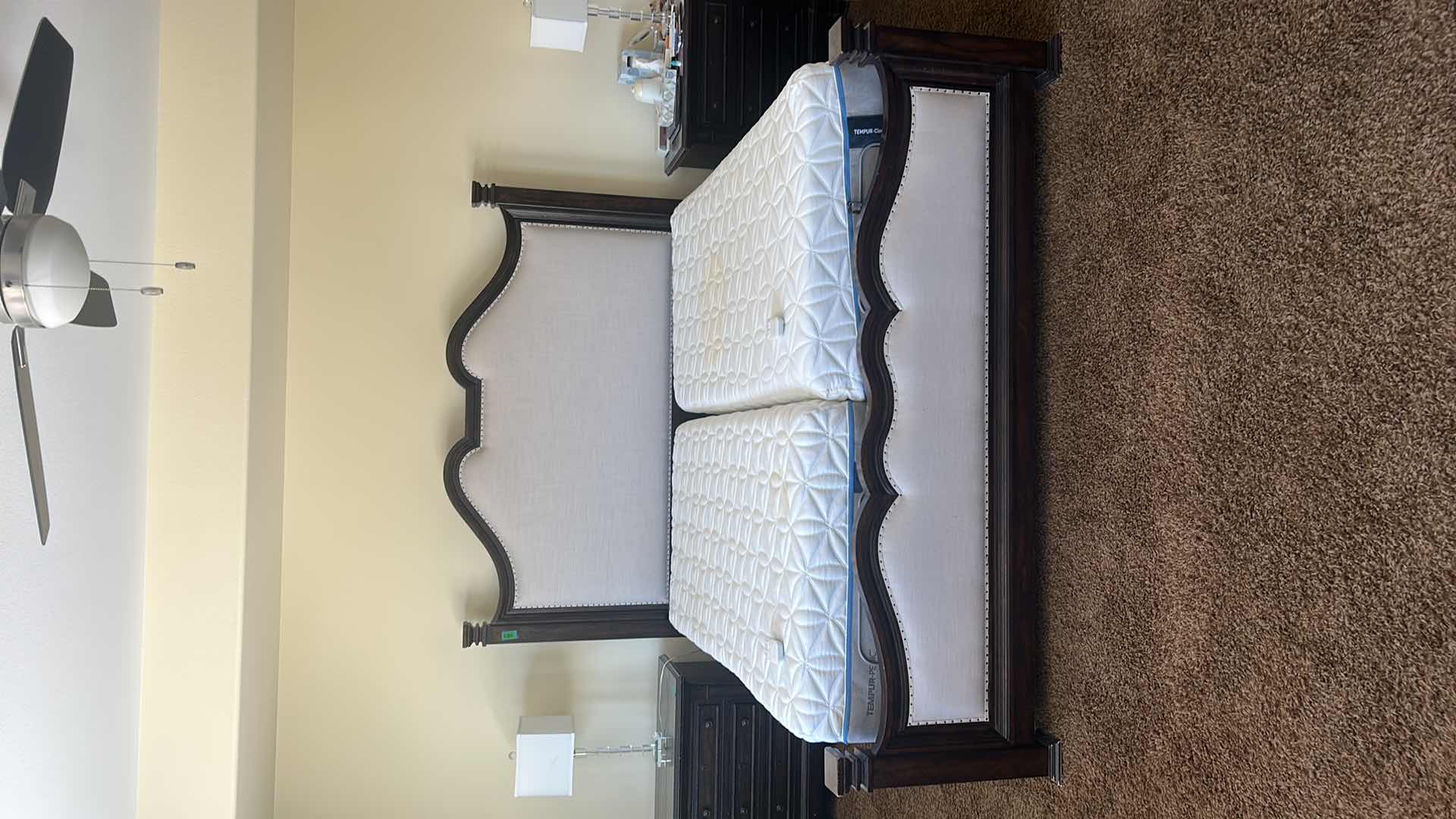 Photo 9 of TWO ADJUSTABLE BEDS WITH TEMPUR CLOUD LUXE TEMPURPEDIC TWIN MATTRESSES W REMOTES (HEADBOARD FOOTBOARD and SIDEBOARD SOLD SEPARATELY
