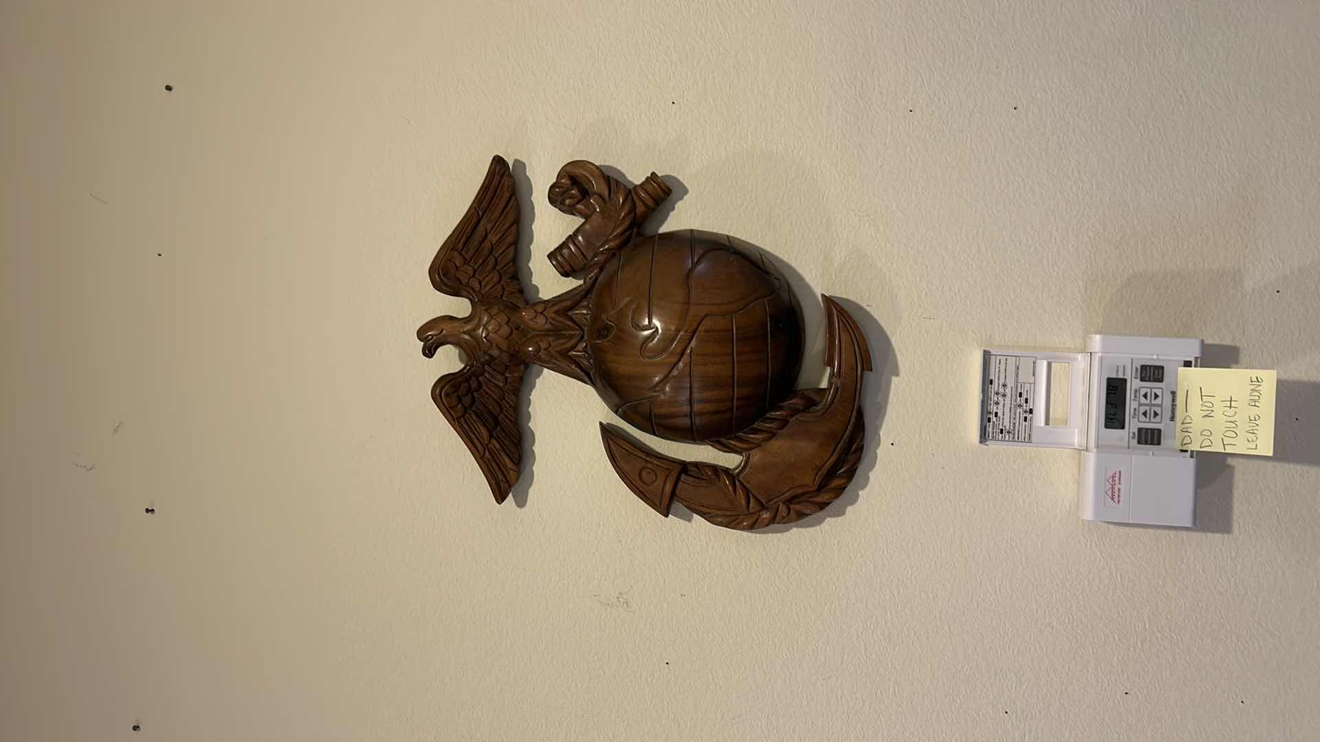 Photo 6 of WOOD CARVING MARINE CORPS EMPLEM 14” x 18”