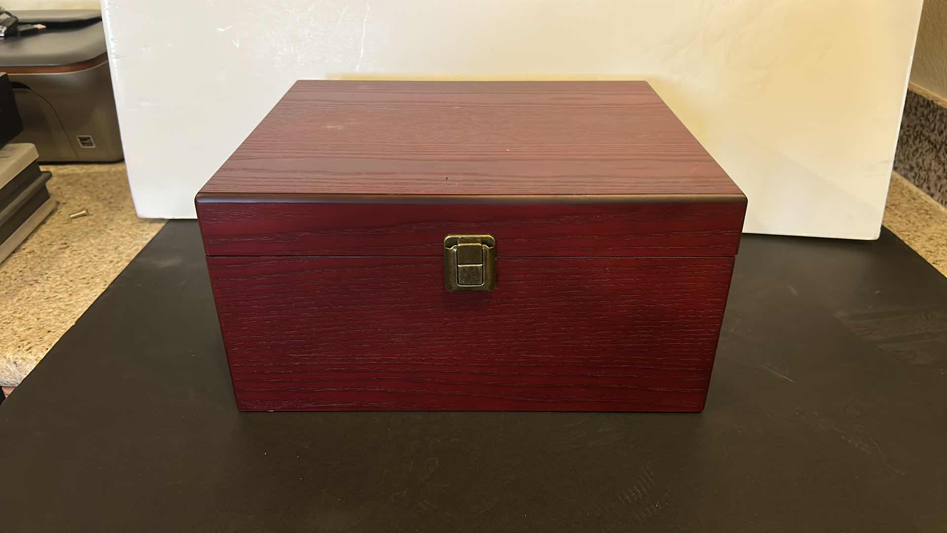 Photo 8 of WOOD JEWELRY STORAGE BOX AND SEWING SUPPLIES